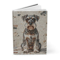 Schnauzer Notebook | Living Work of Art Collection | Mosaic Style