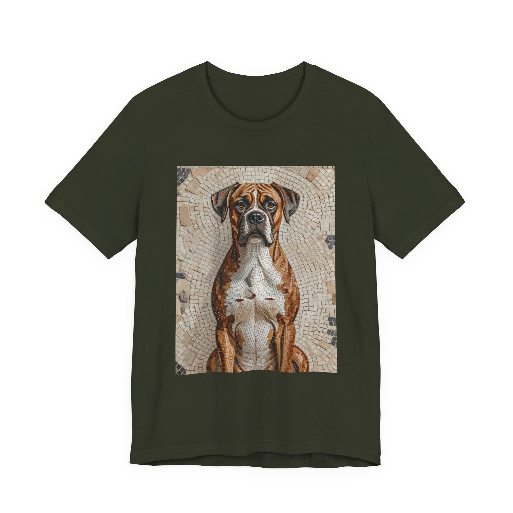 Boxer T Shirt | Living Work of Art Collection | Mosaic Style
