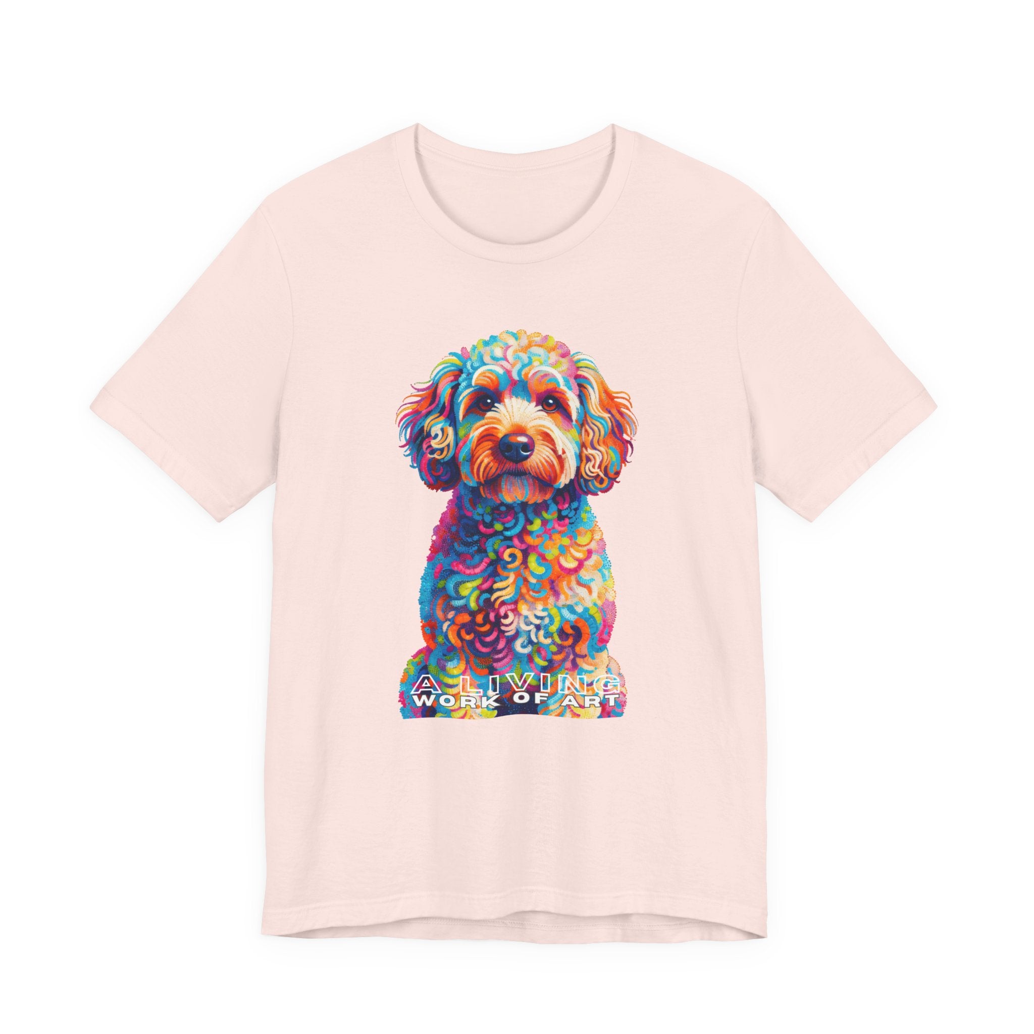 Schnoodle T Shirt | Living Work of Art Collection | Pointillism Style