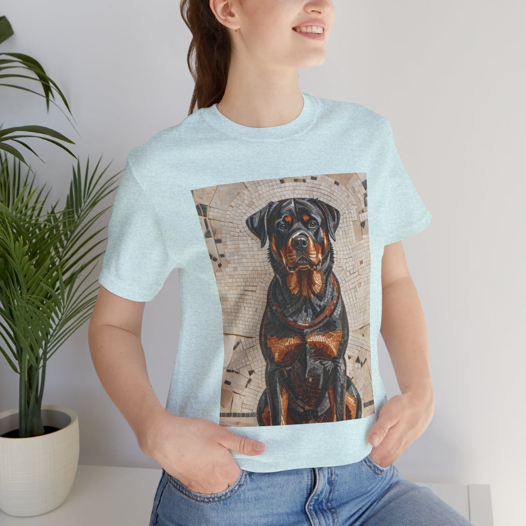 Rottweiler T Shirt | Living Work of Art Collection | Mosaic Style