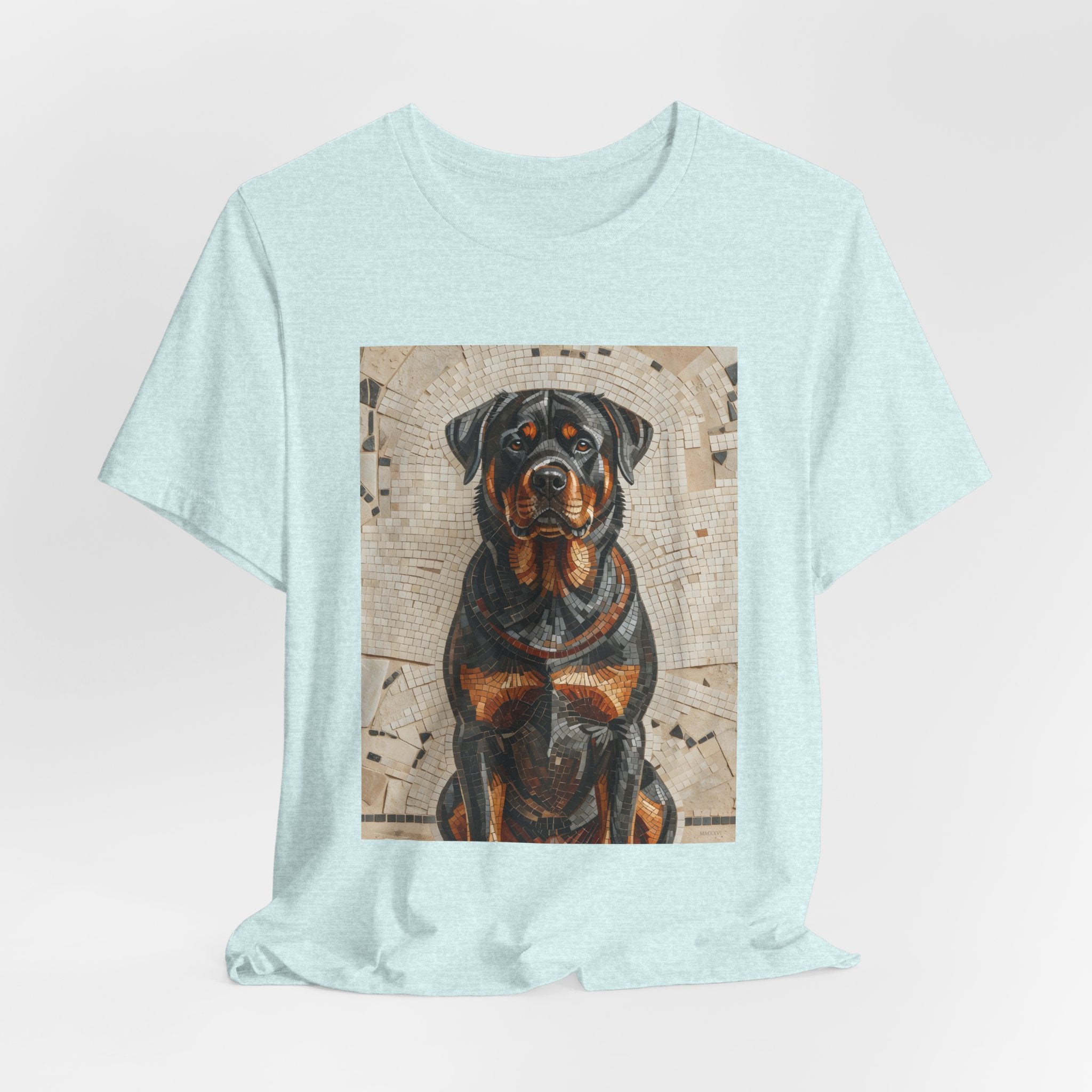 Rottweiler T Shirt | Living Work of Art Collection | Mosaic Style
