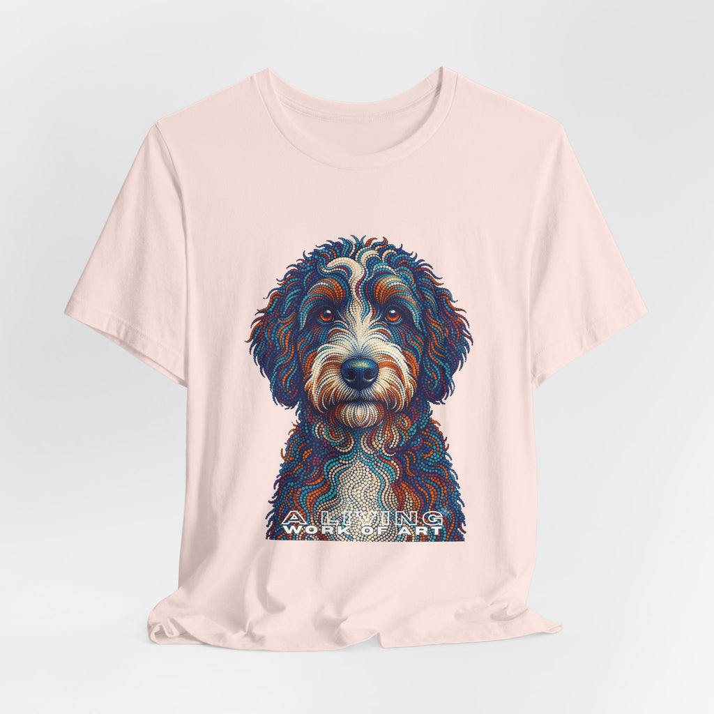 Berenedoodle T Shirt | Living Work of Art Collection | Pointillism Style