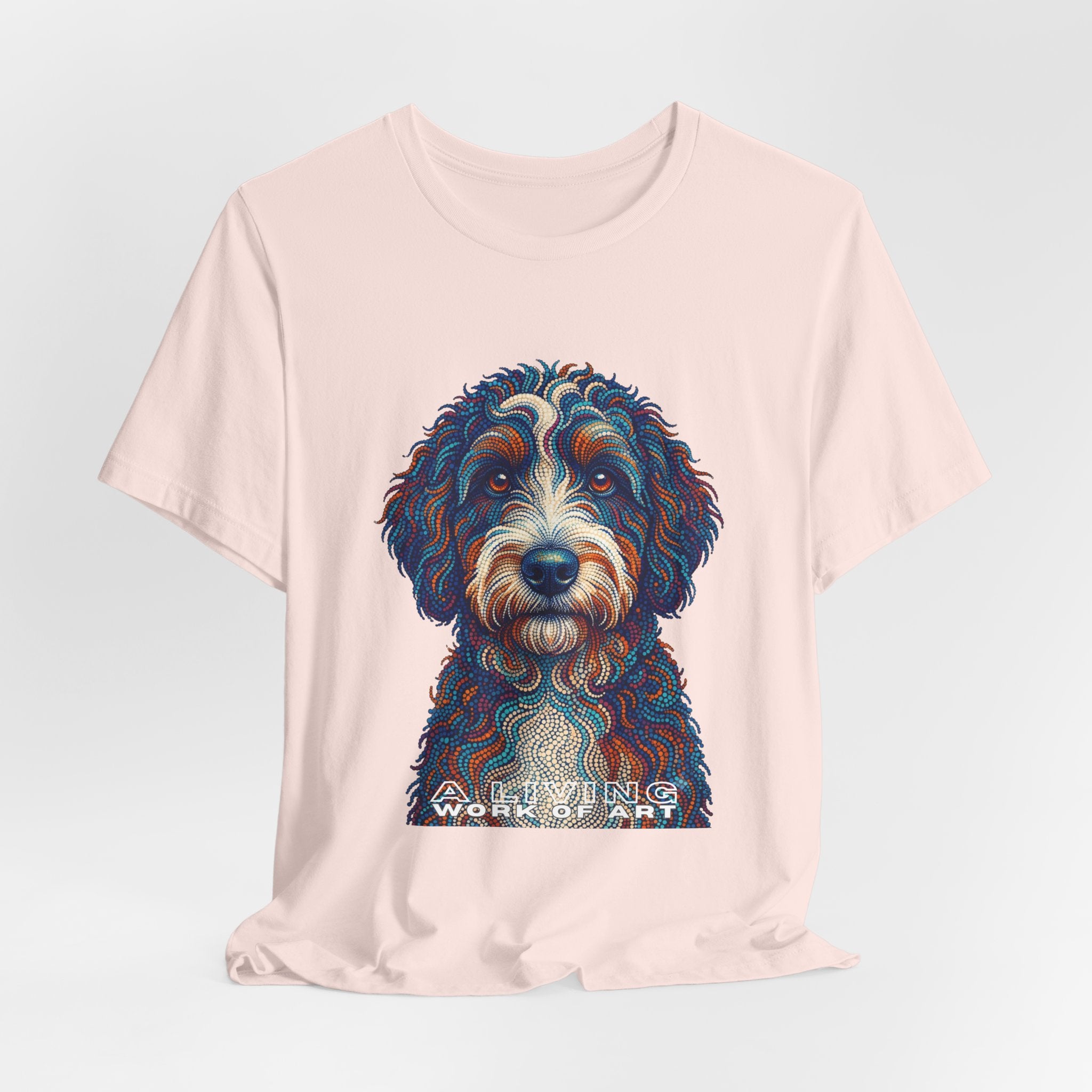 Berenedoodle T Shirt | Living Work of Art Collection | Pointillism Style
