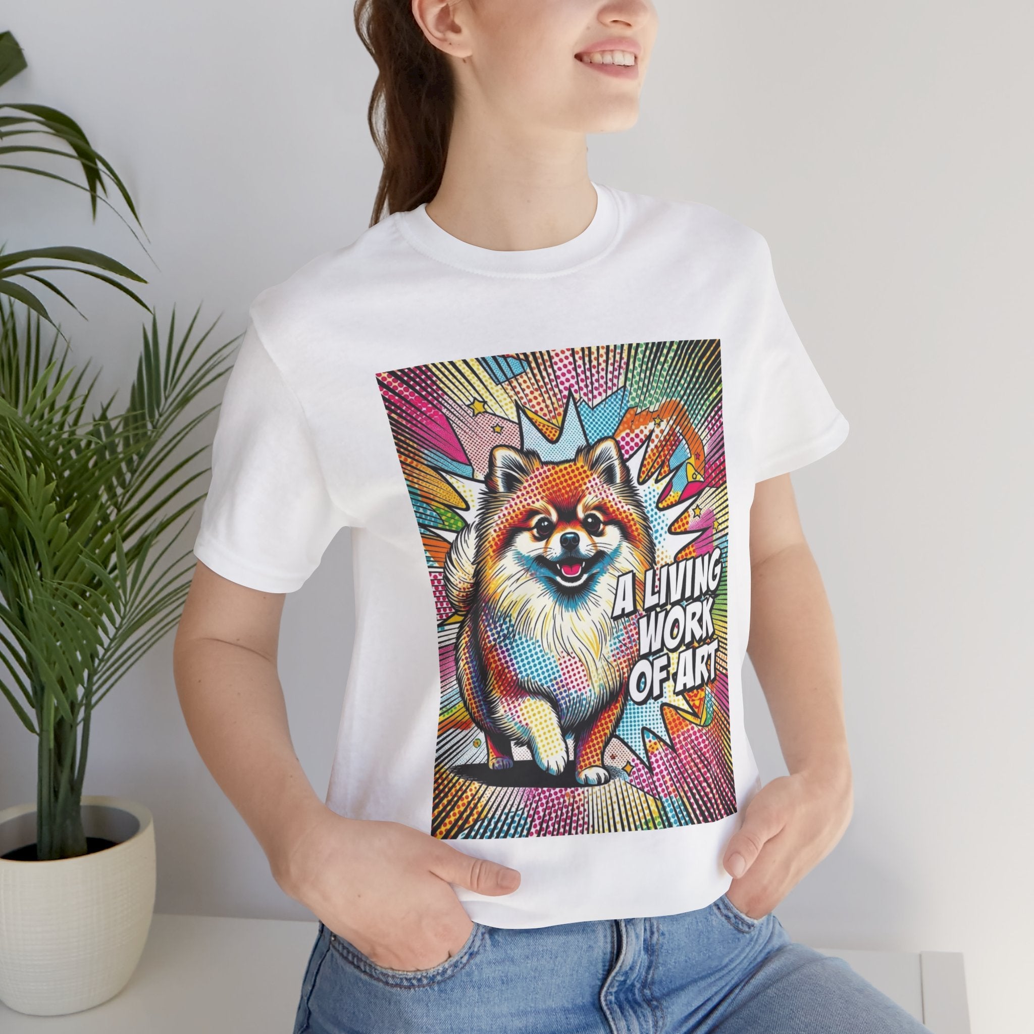 Pomeranien T Shirt | Living Work of Art Collection | Pop Art