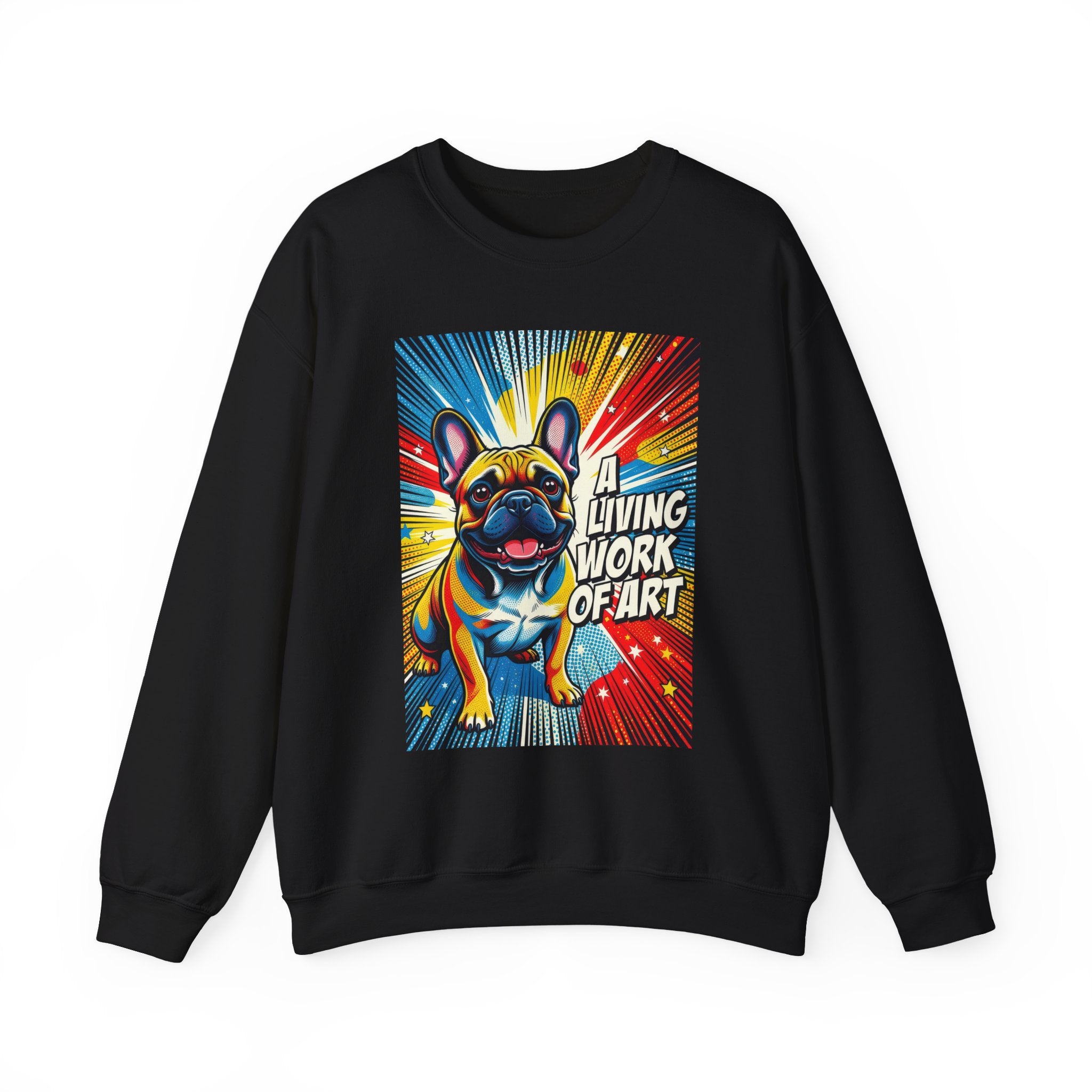 French Bulldog Sweatshirt | Living Work of Art Collection | Pop Art
