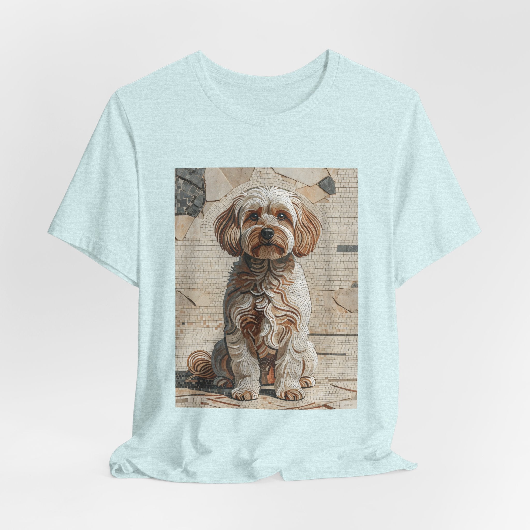Maltipoo T Shirt | Living Work of Art Collection | Mosaic Style