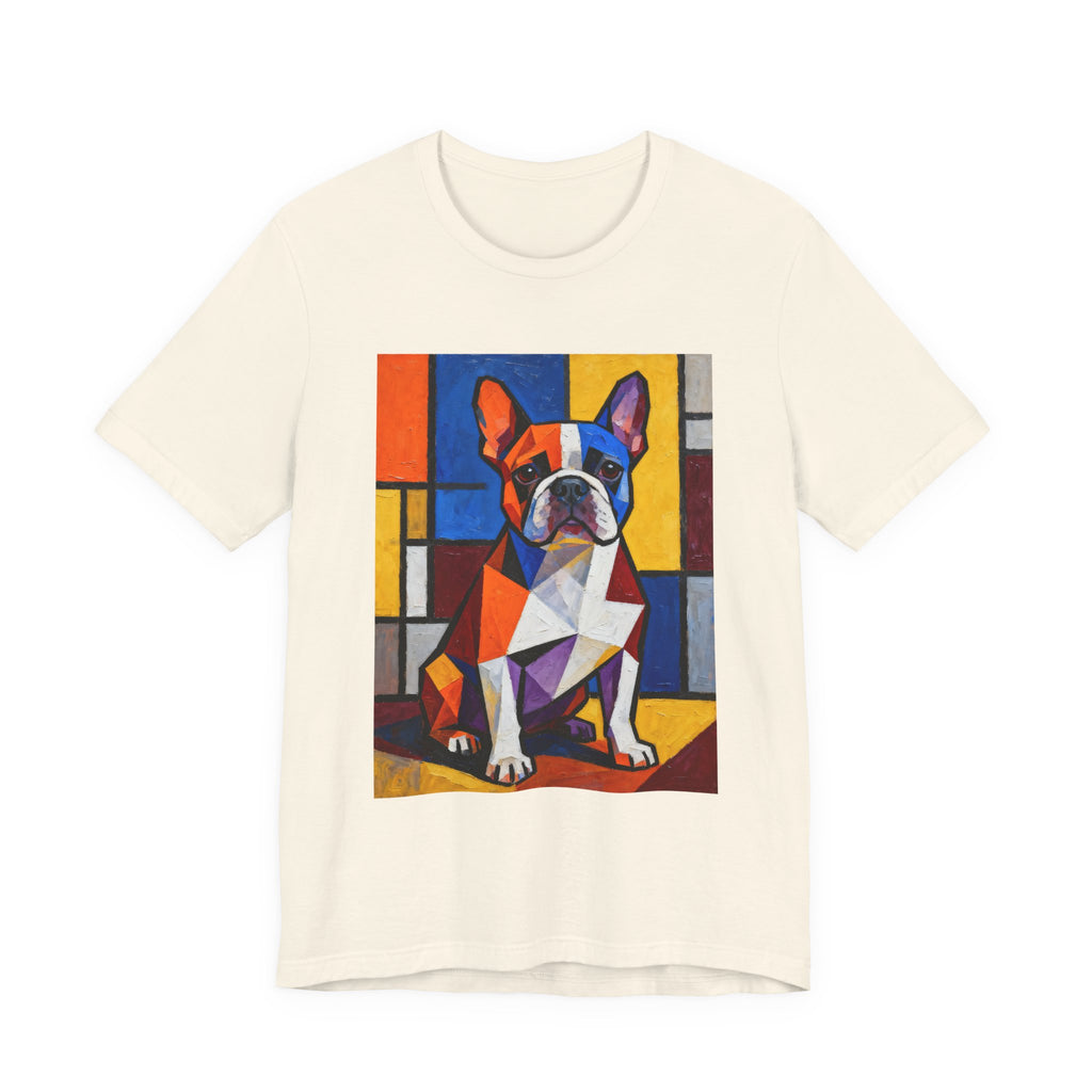 French Bulldog T Shirt | Living Work of Art Collection | Cubist Style