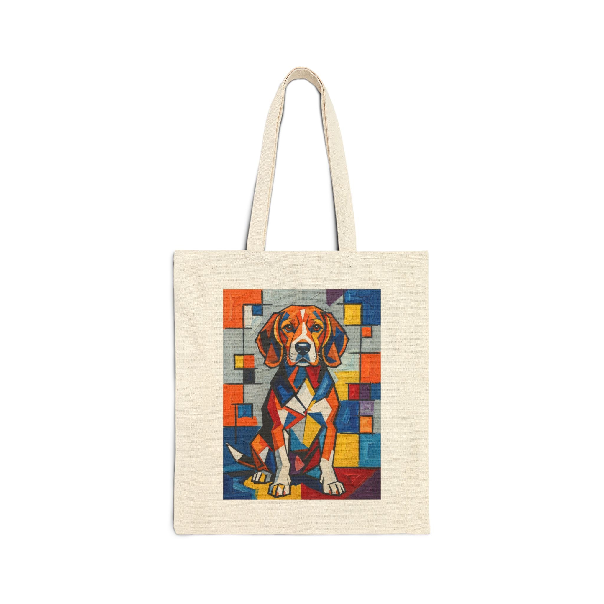Beagle Tote Bag | Living Work of Art Collection | Cubist Style