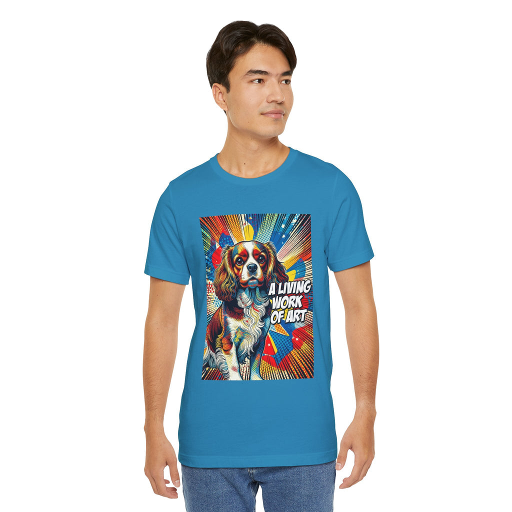 Cavalier King Charles Spaniel T Shirt | Living Work of Art Collection | Pop Art