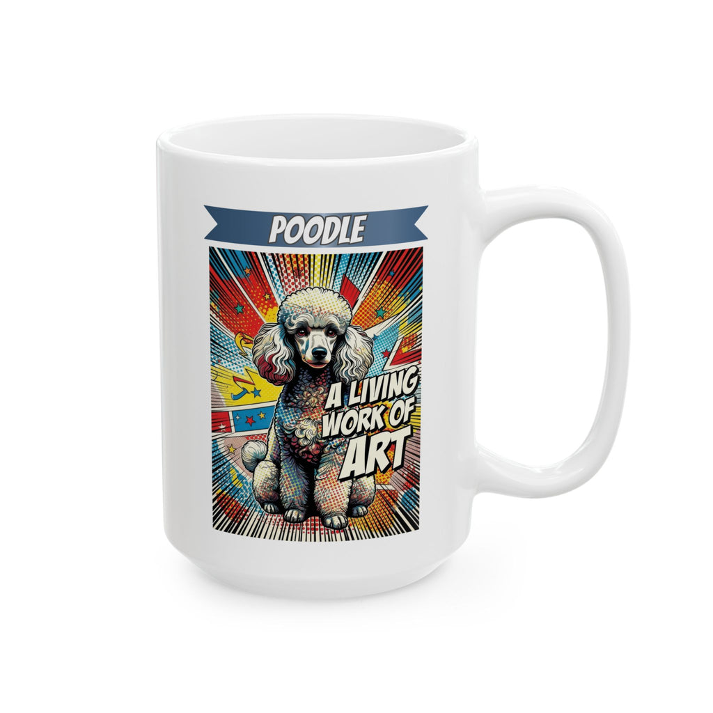 Poodle Coffee Mug | Living Work of Art Collection | Pop Art