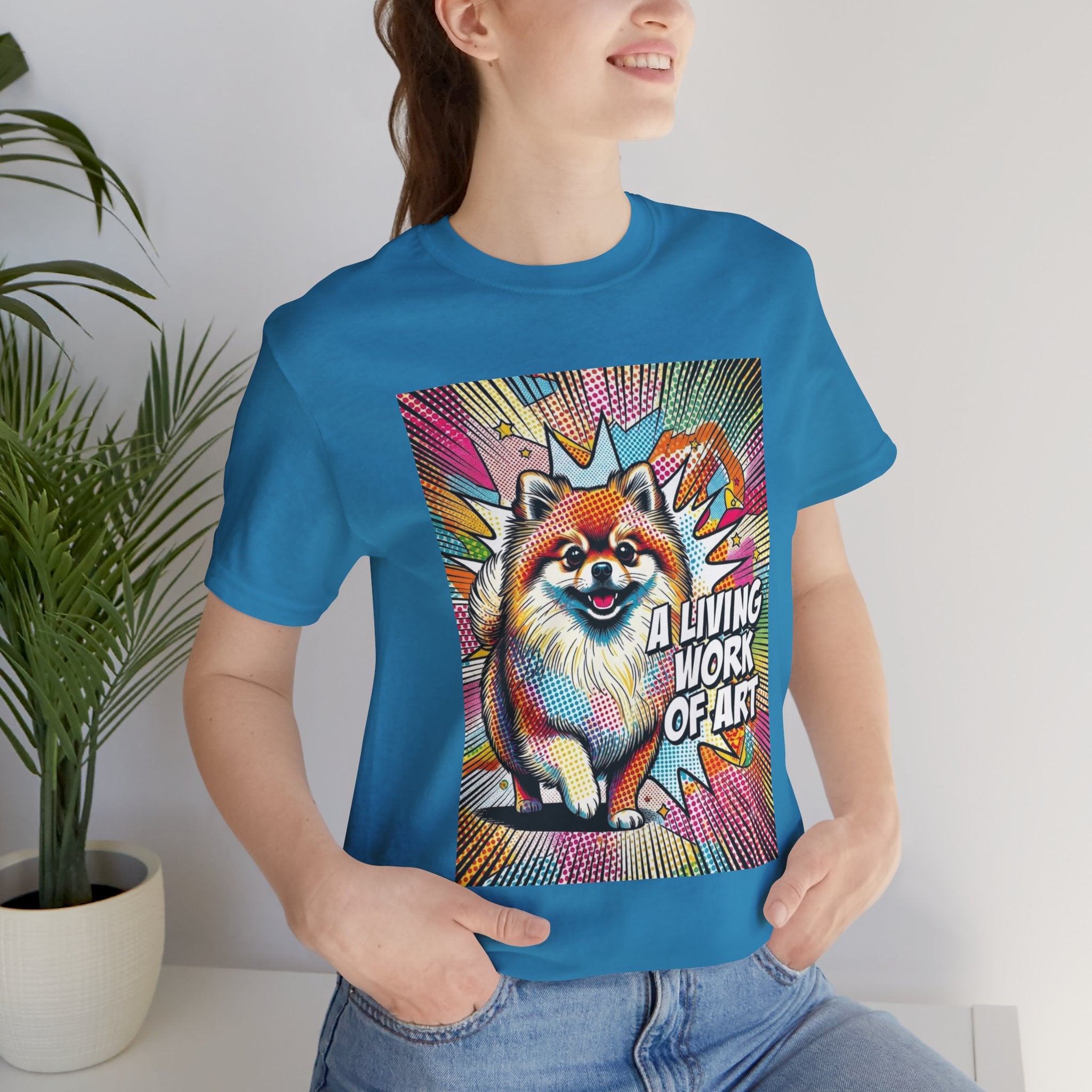 Pomeranien T Shirt | Living Work of Art Collection | Pop Art