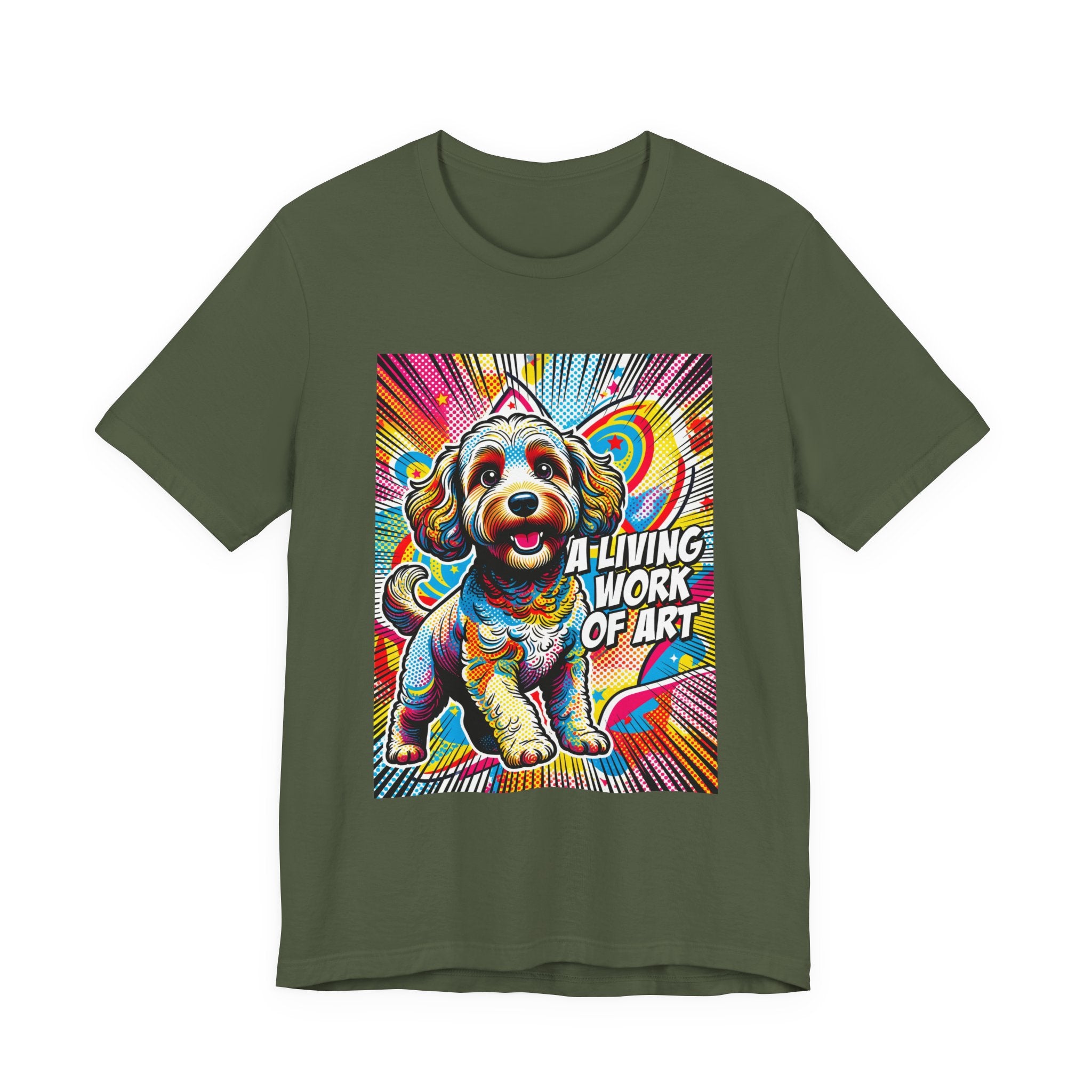Schnoodle T Shirt | Living Work of Art Collection | Pop Art
