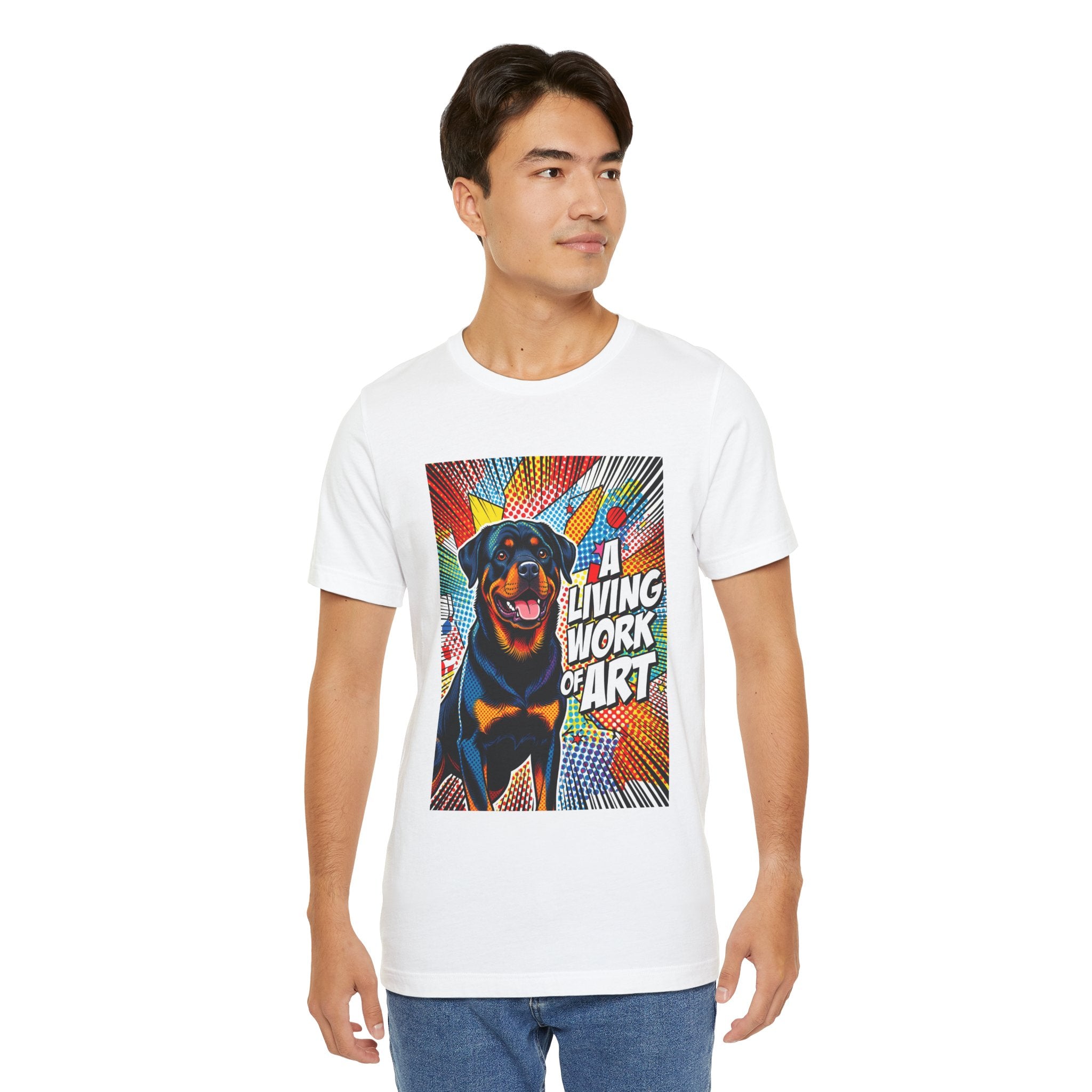 Rottweiler T Shirt | Living Work of Art Collection | Pop Art