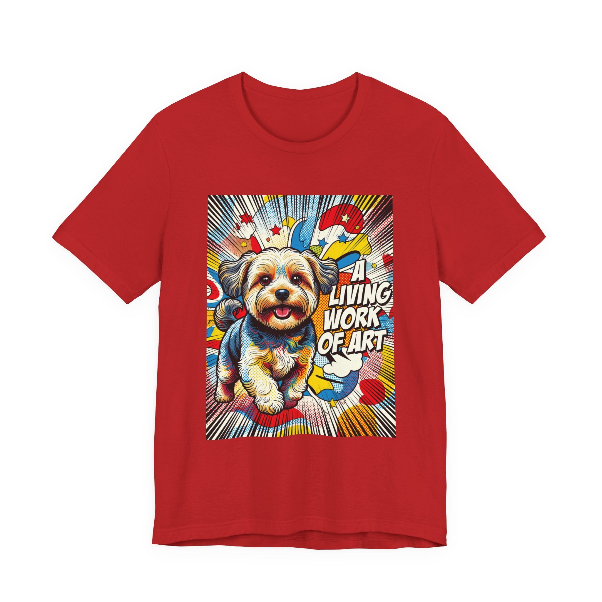 Yorkipoo T Shirt | Living Work of Art Collection | Pop Art
