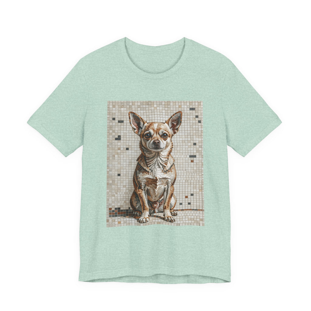 Chihuahua T Shirt | Living Work of Art Collection | Mosaic Style