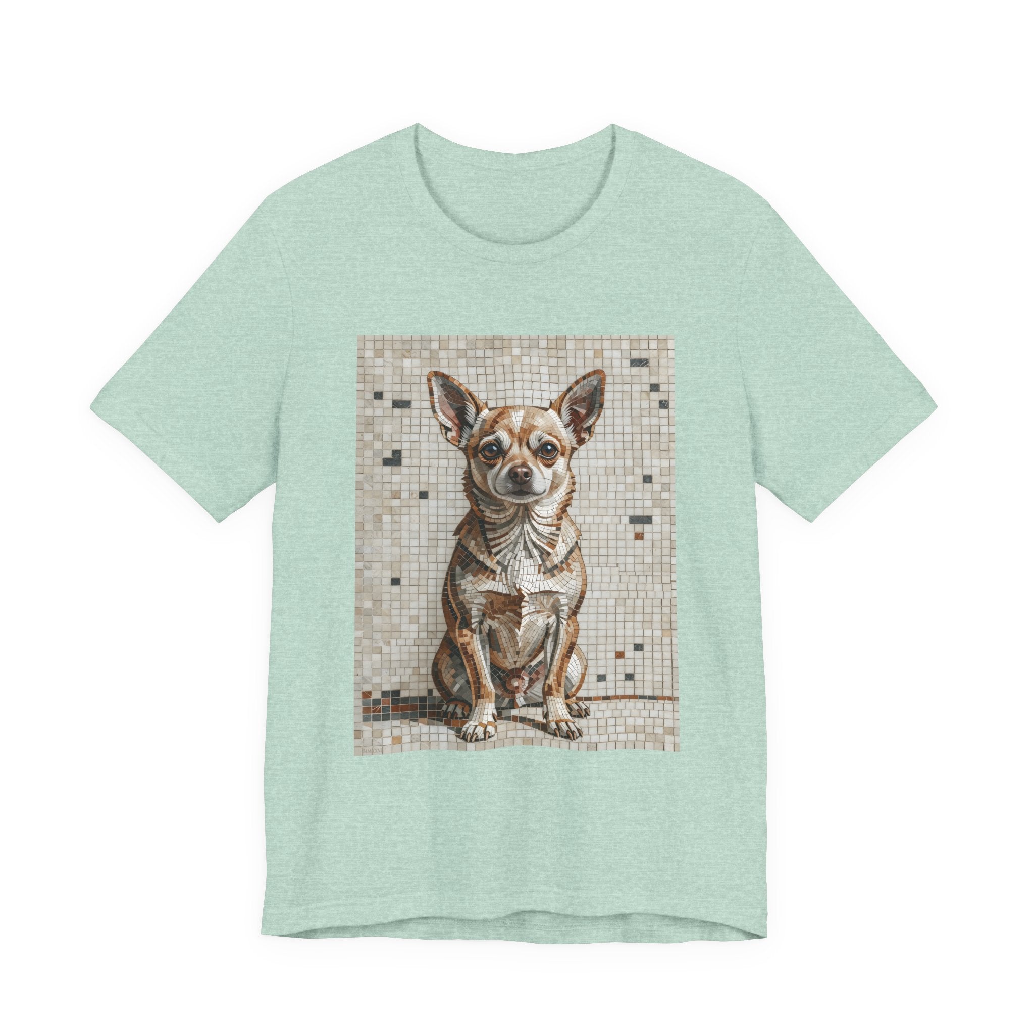 Chihuahua T Shirt | Living Work of Art Collection | Mosaic Style