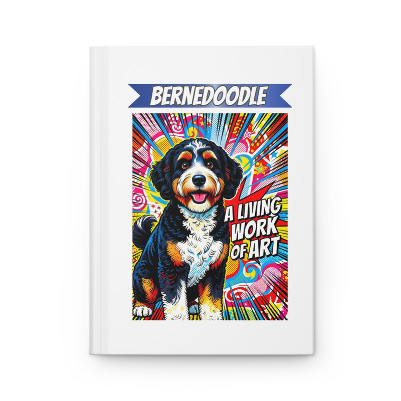 Bernedoodle Notebook - Pop Art Style | Living Work of Art Collection