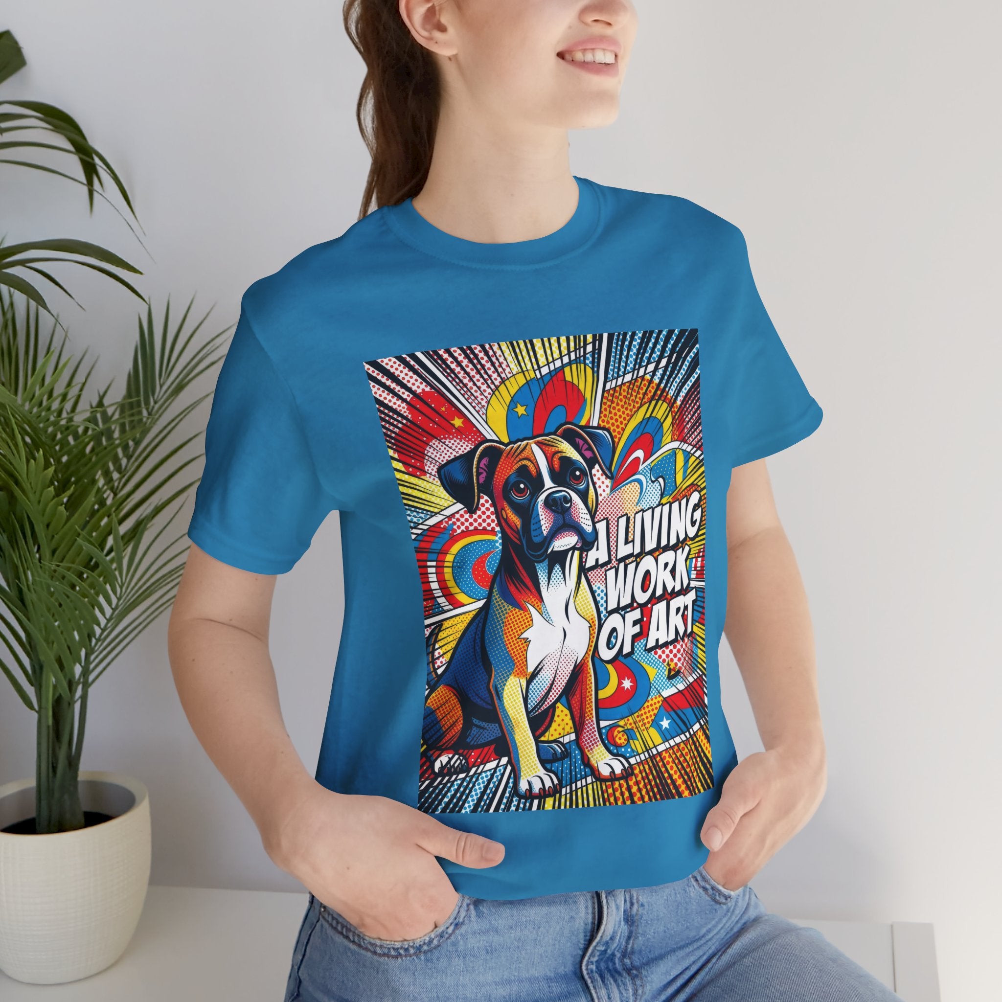 Boxer T Shirt | Living Work of Art Collection | Pop Art