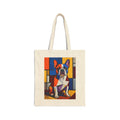 French Bulldog Tote Bag | Living Work of Art Collection | Cubist Style
