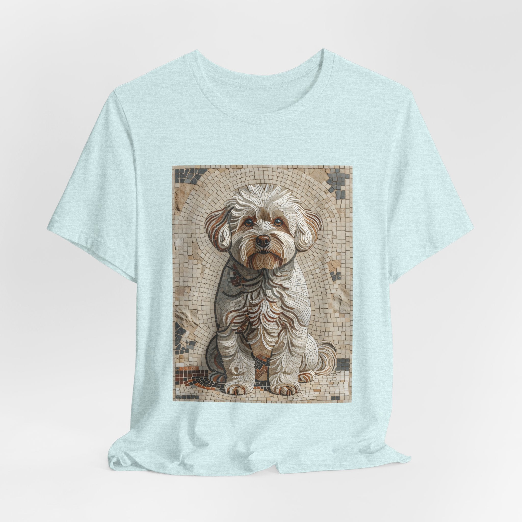 Bichon Frise T Shirt | Living Work of Art Collection | Mosaic Style