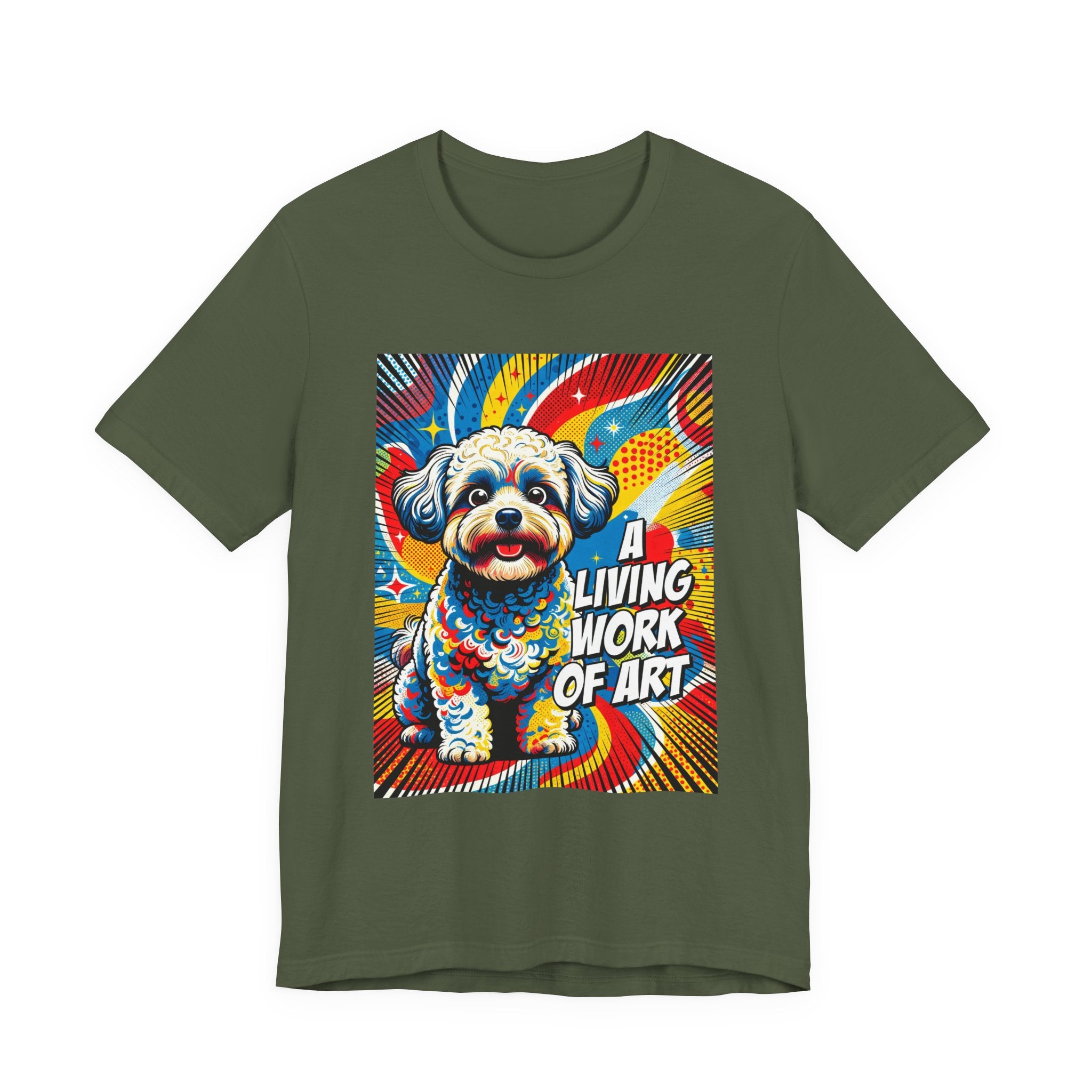 Shih-Poo T Shirt | Living Work of Art Collection | Pop Art