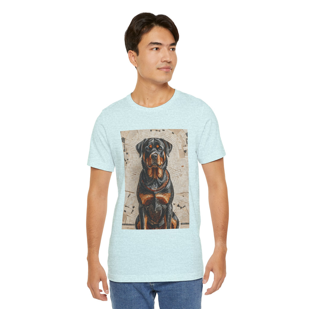 Rottweiler T Shirt | Living Work of Art Collection | Mosaic Style