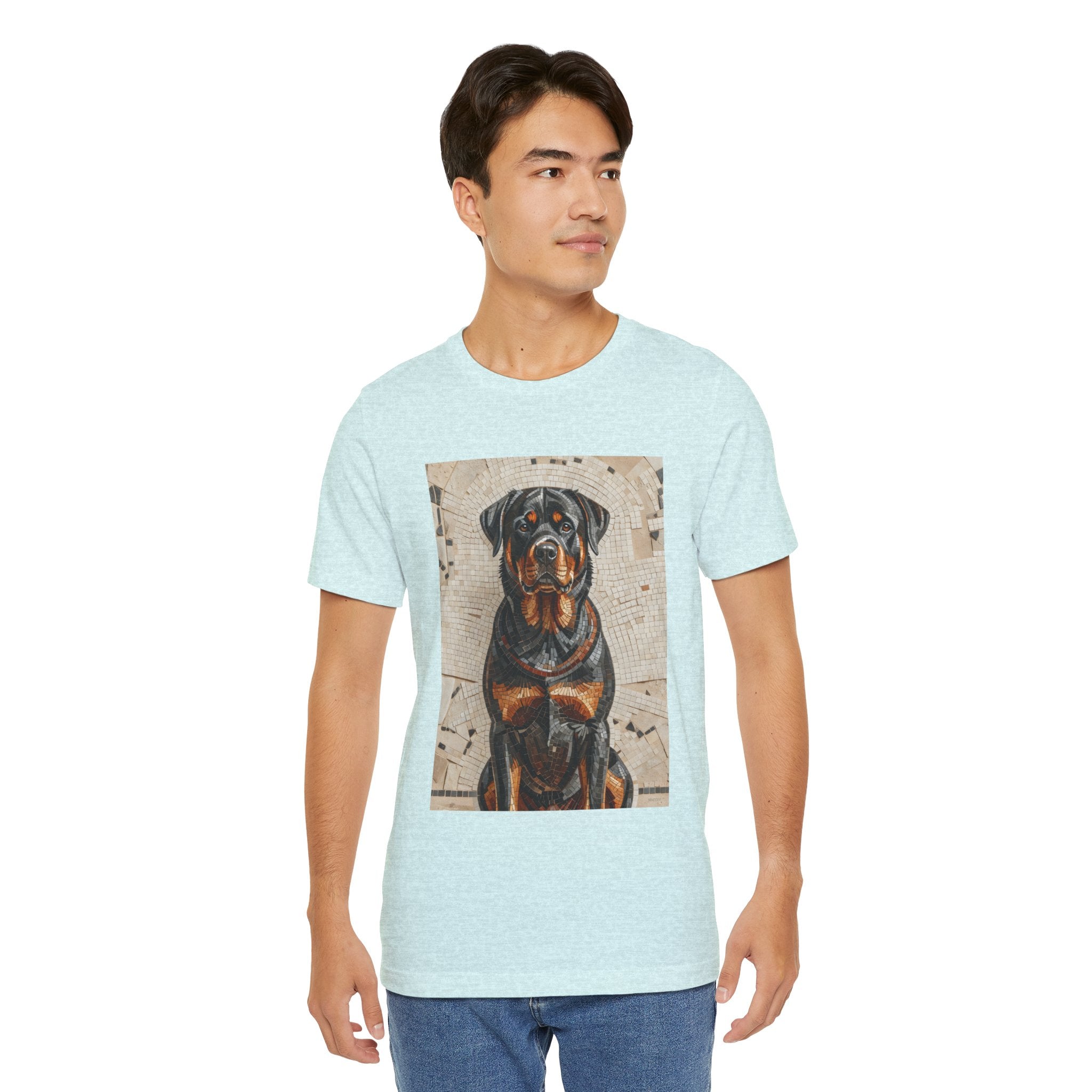 Rottweiler T Shirt | Living Work of Art Collection | Mosaic Style