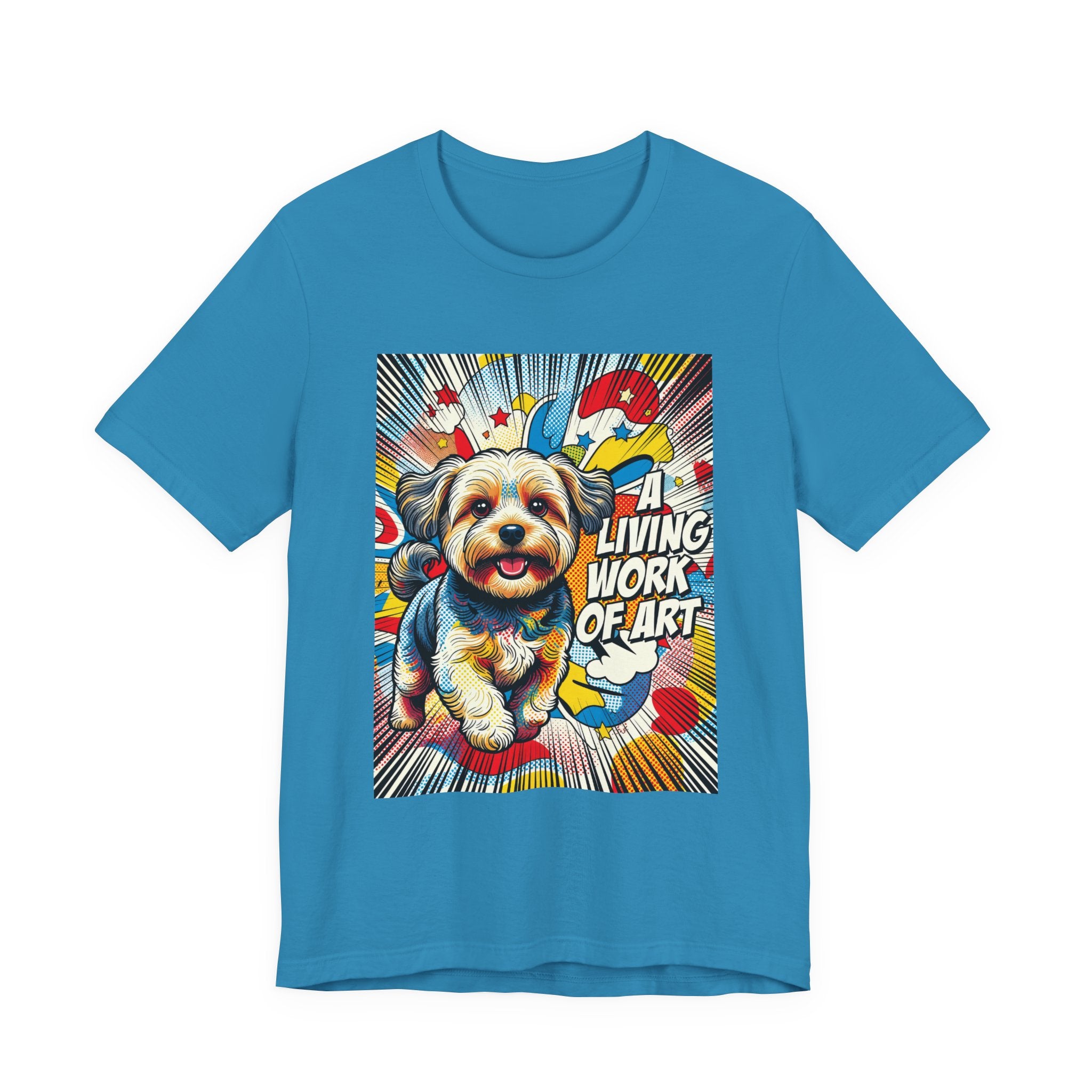 Yorkipoo T Shirt | Living Work of Art Collection | Pop Art