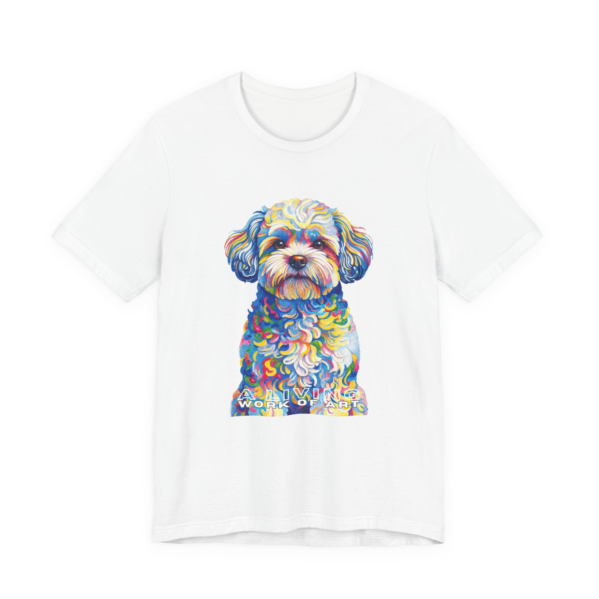 Shih-Poo T Shirt | Living Work of Art Collection | Pointillism Style
