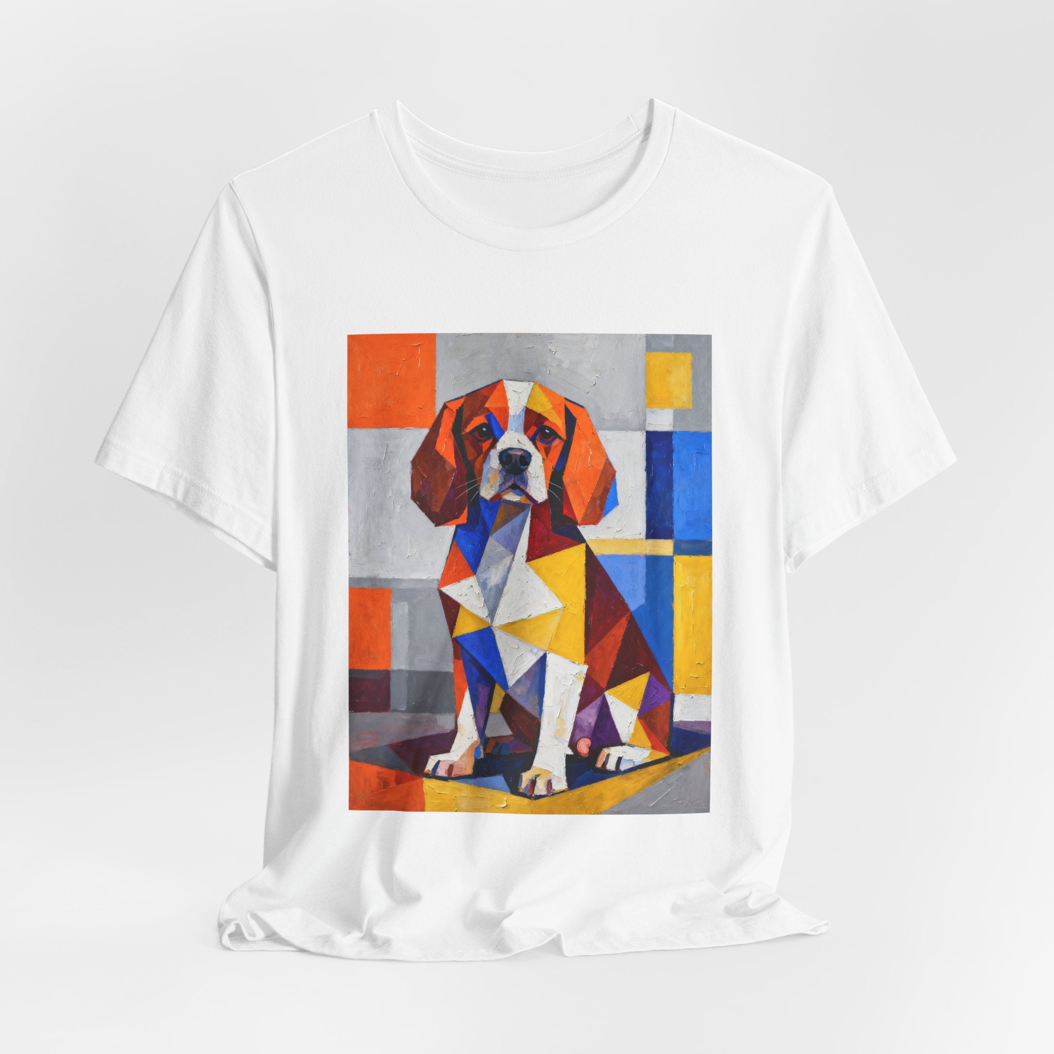 Cavalier King Charles Spaniel T Shirt | Living Work of Art Collection | Cubist Style