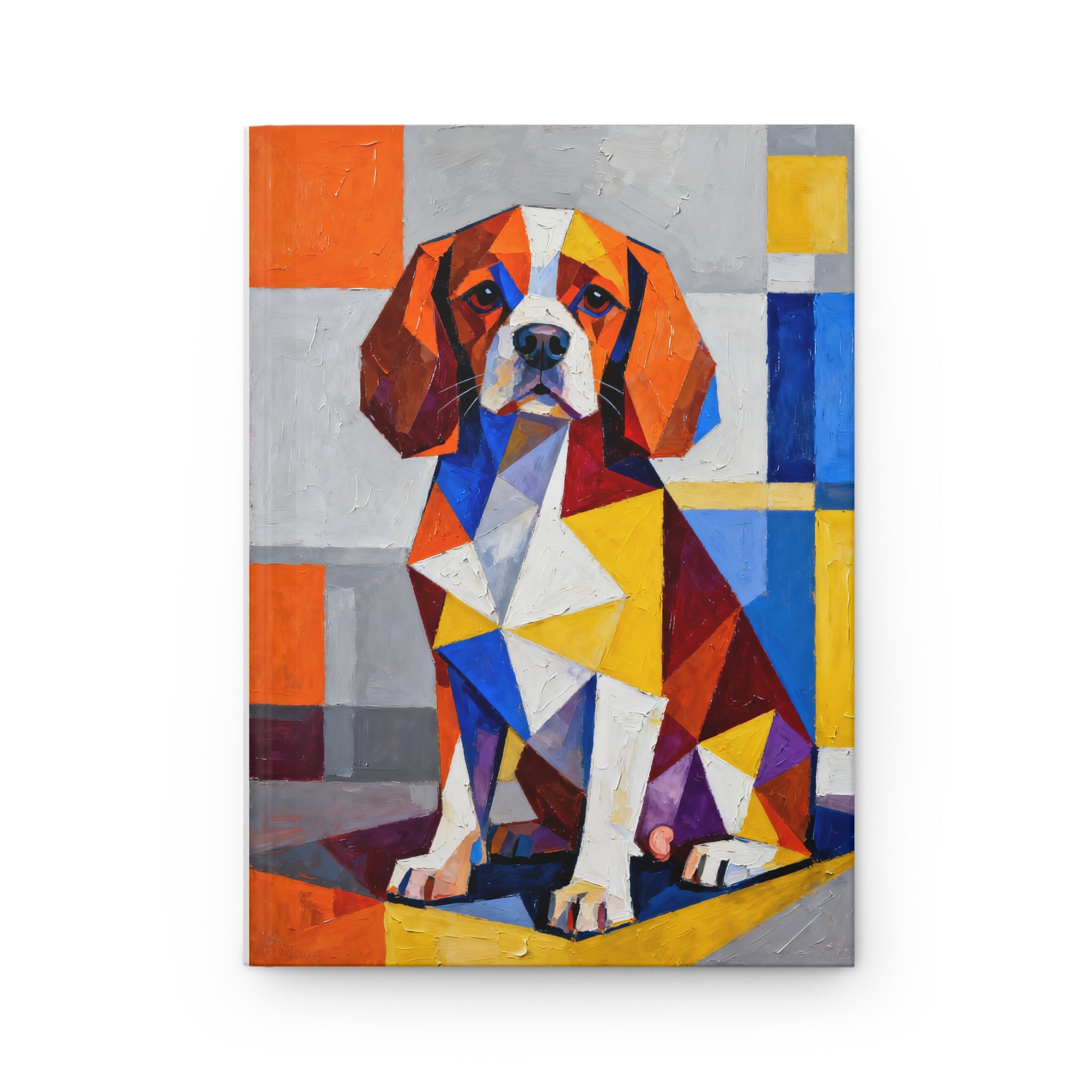 Cavalier King Charles Spaniel Notebook | Living Work of Art Collection | Cubist Style
