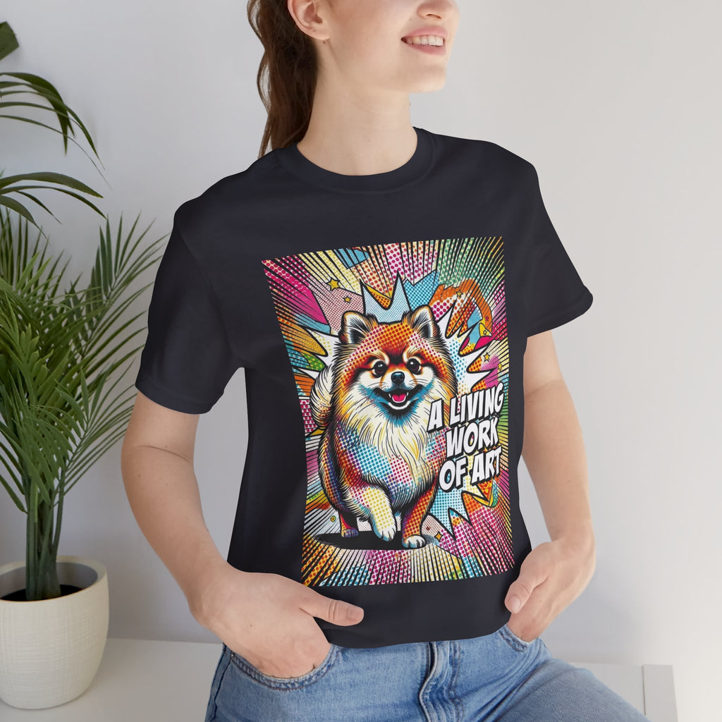 Pomeranien T Shirt | Living Work of Art Collection | Pop Art
