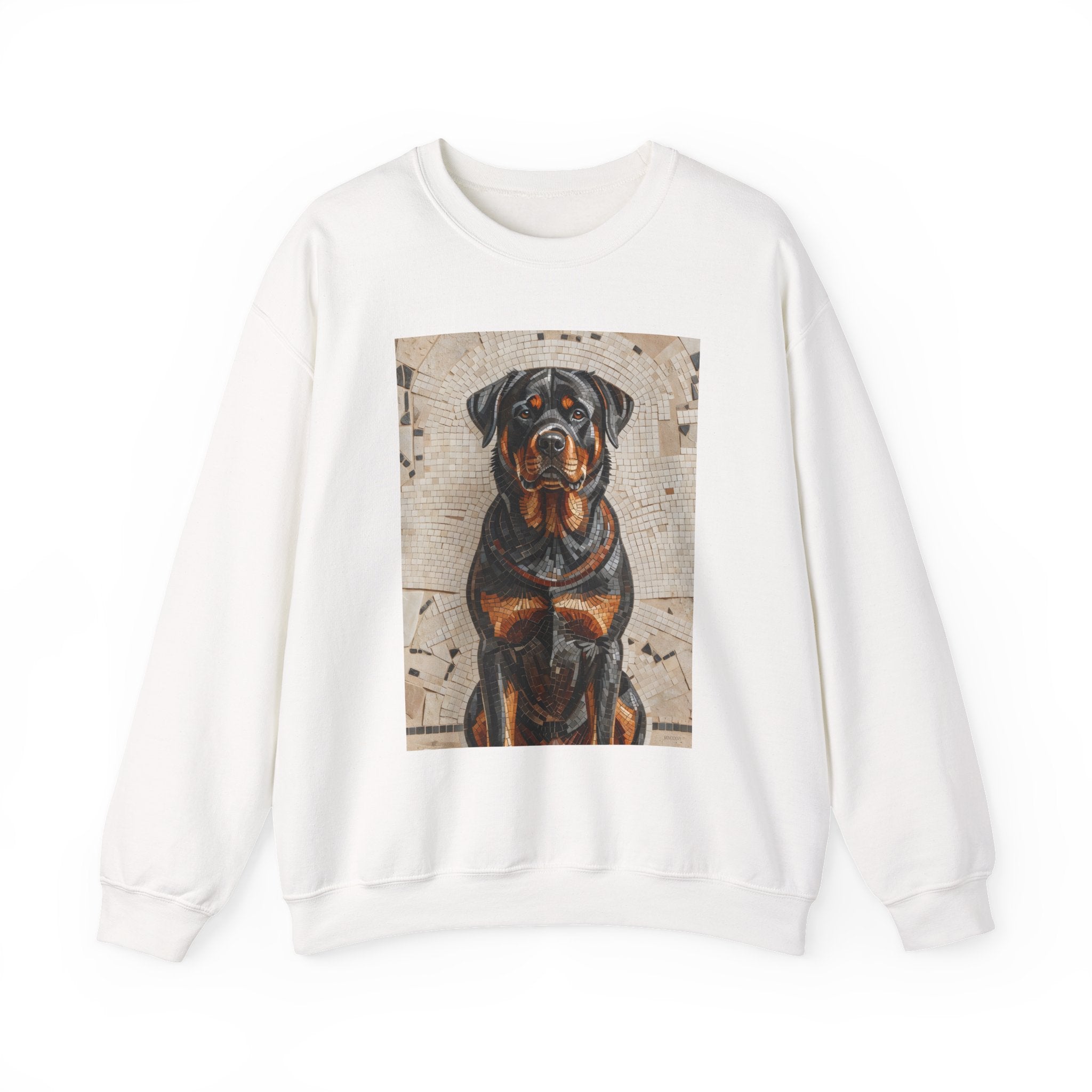 Rottweiler Sweatshirt | Living Work of Art Collection | Mosaic Style