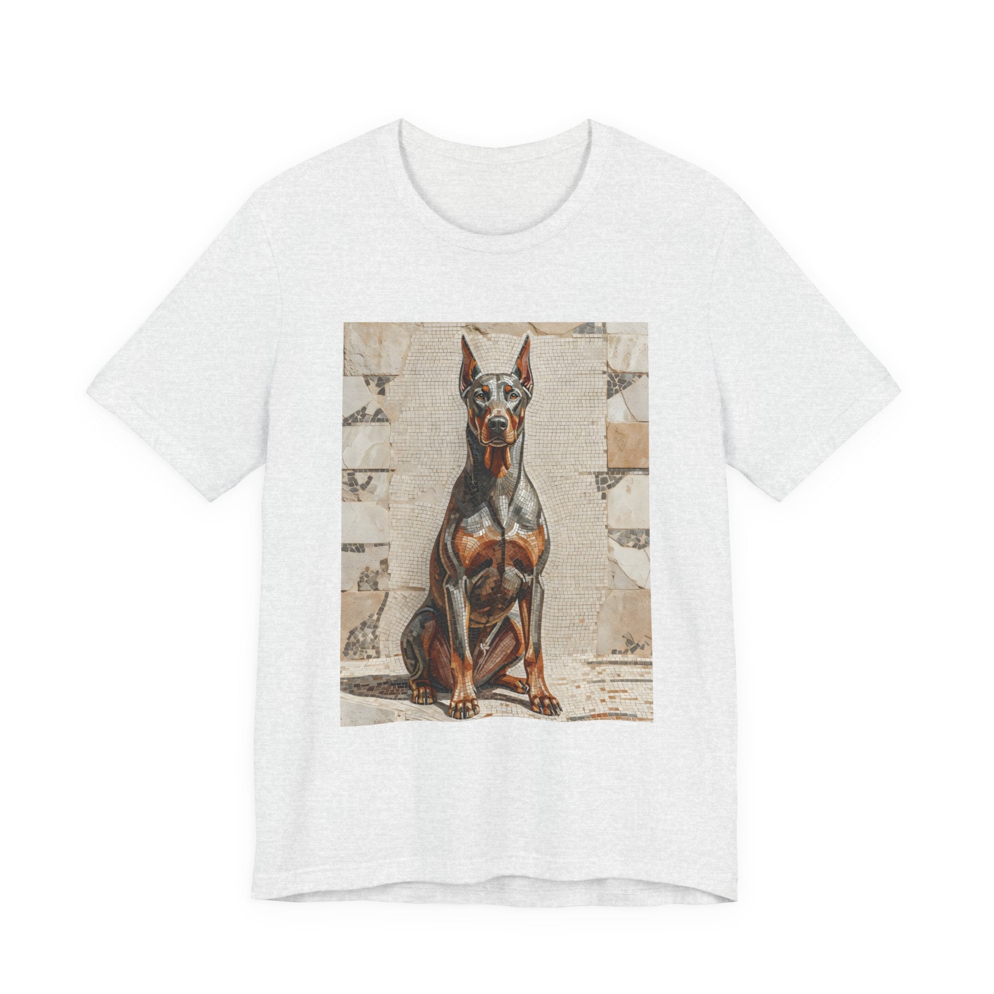 Doberman Pinscher T Shirt | Living Work of Art Collection | Mosaic Style