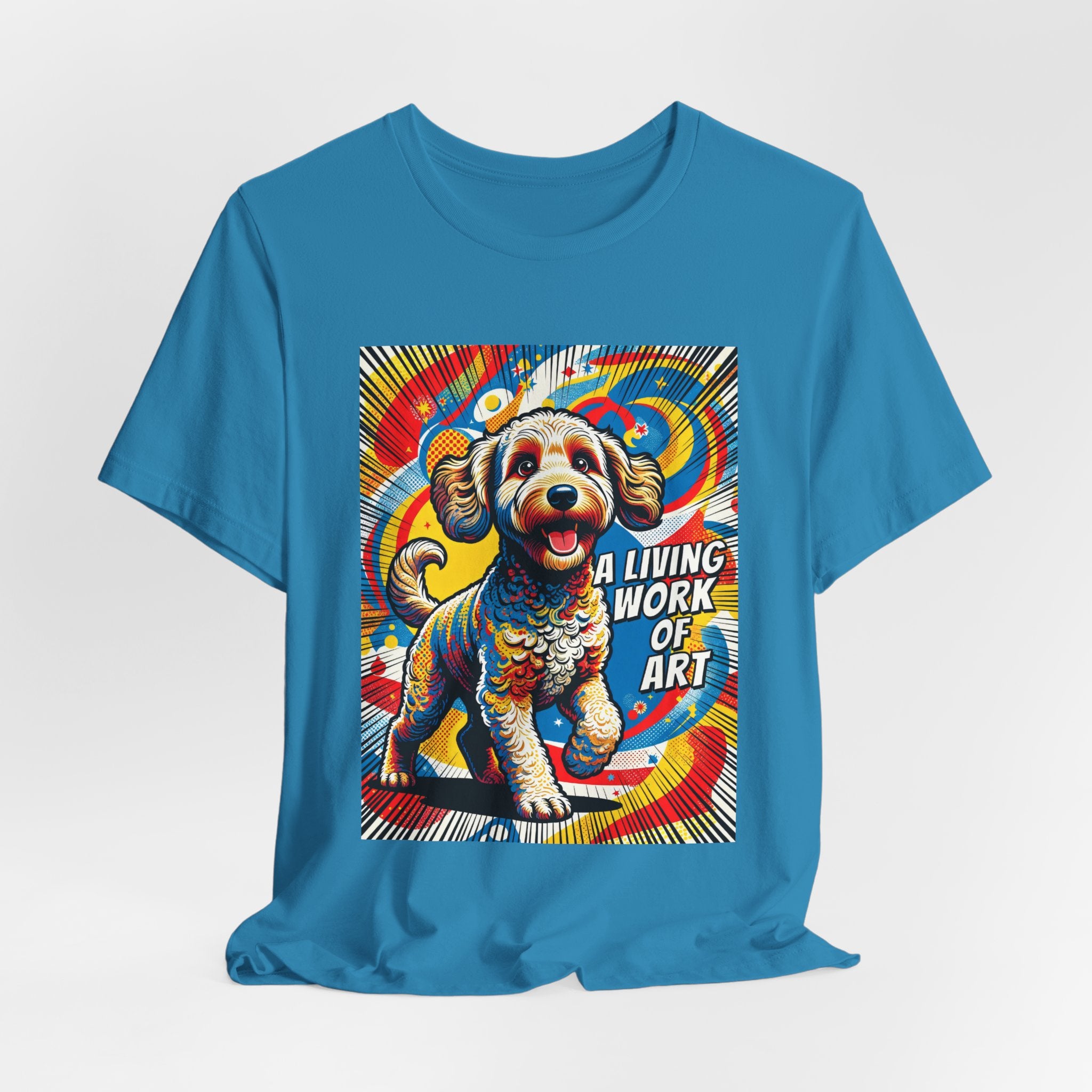 Labradoodle T Shirt | A Living Work of Art Collection | Pop Art