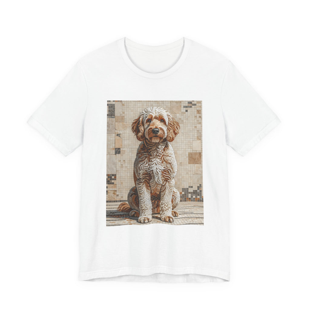 Goldendoodle T Shirt | Living Work of Art Collection | Mosaic Style