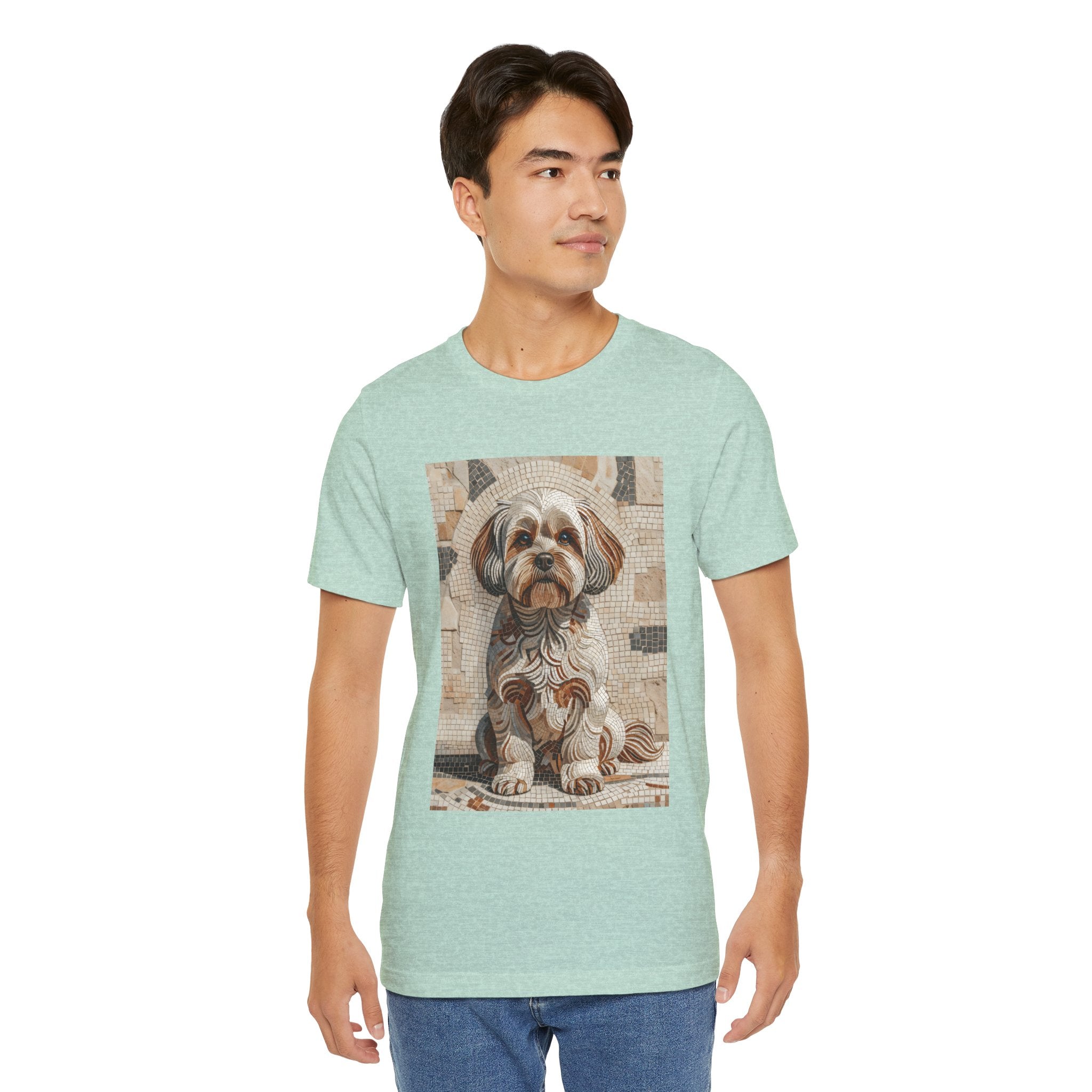 Shih-Poo T Shirt | Living Work of Art Collection | Mosaic Style
