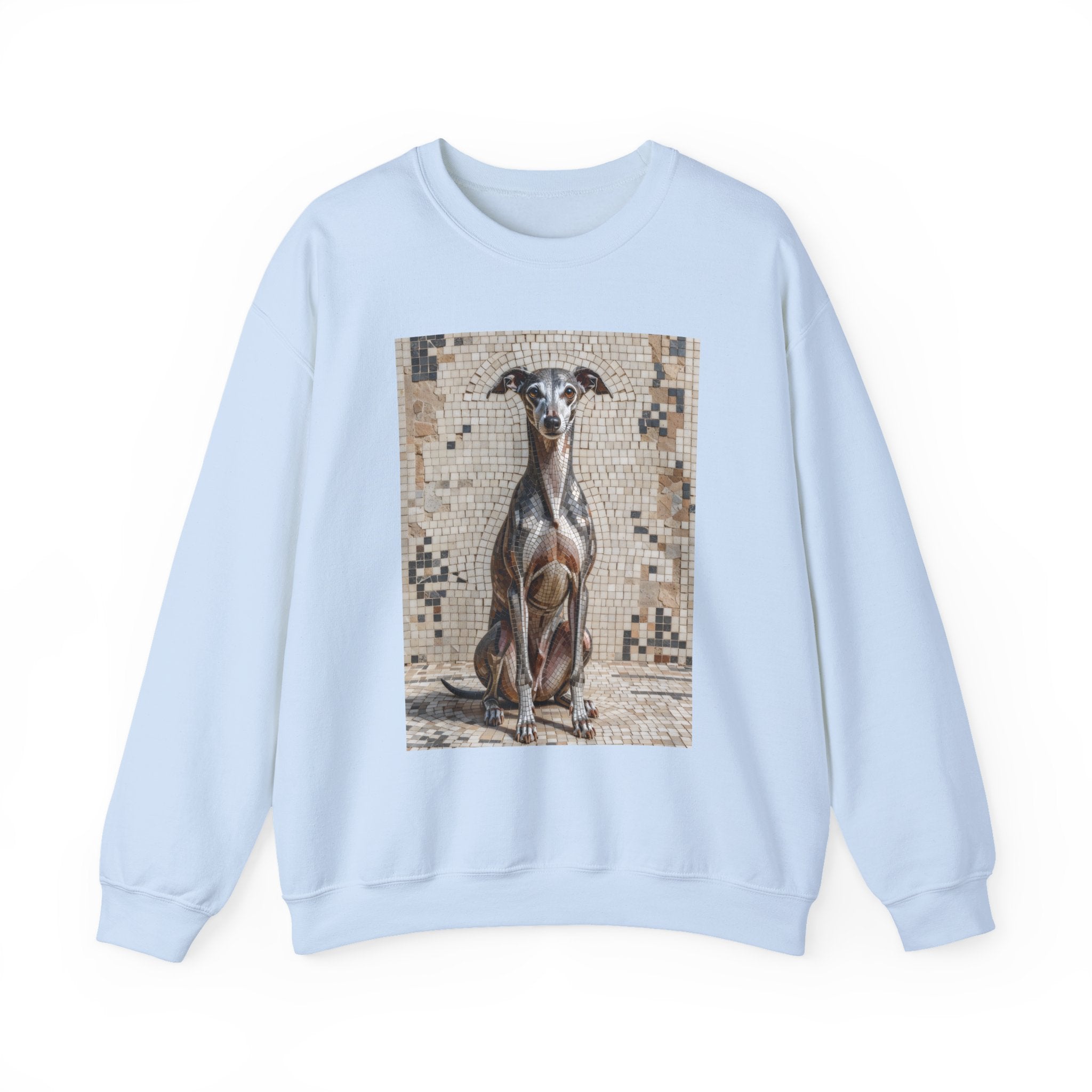 Italian Greyhound Sweatshirt | Living Work of Art Collection | Mosaic Style