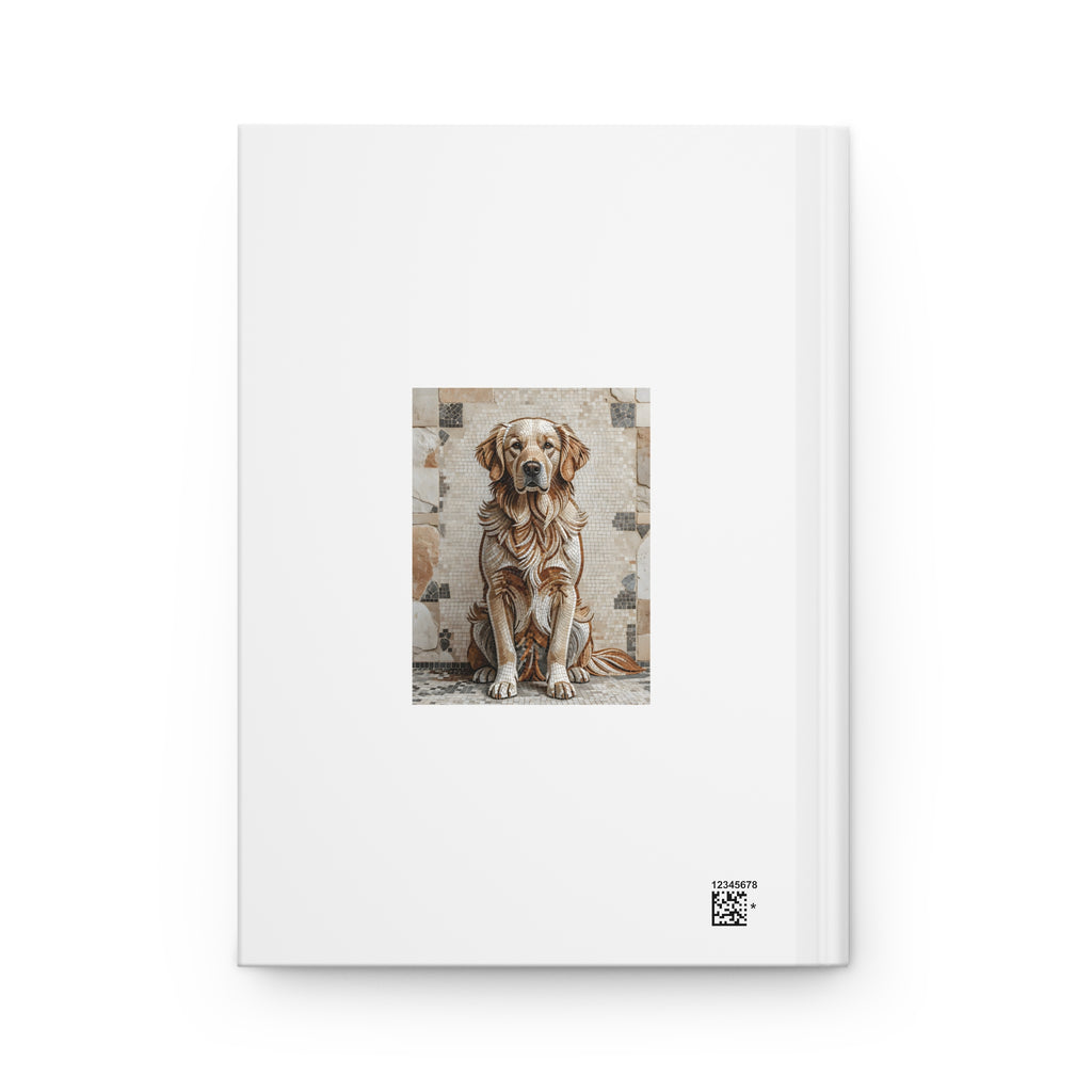 Golden Retriever Notebook | Living Work of Art Collection | Mosaic Style