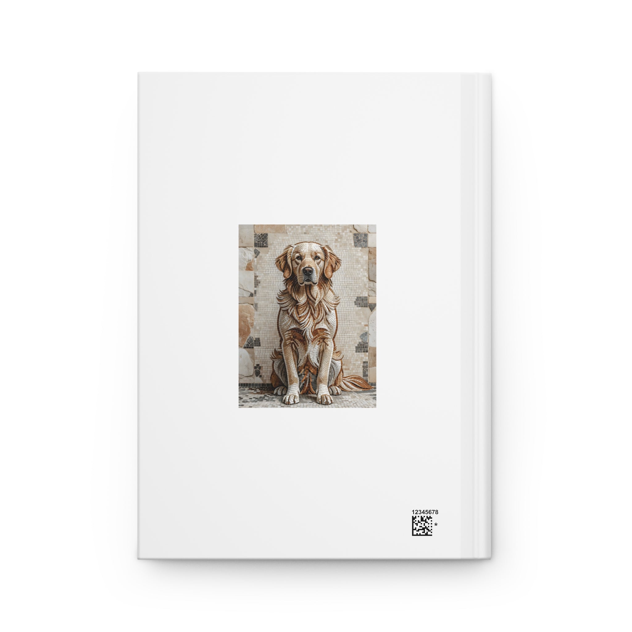 Golden Retriever Notebook | Living Work of Art Collection | Mosaic Style