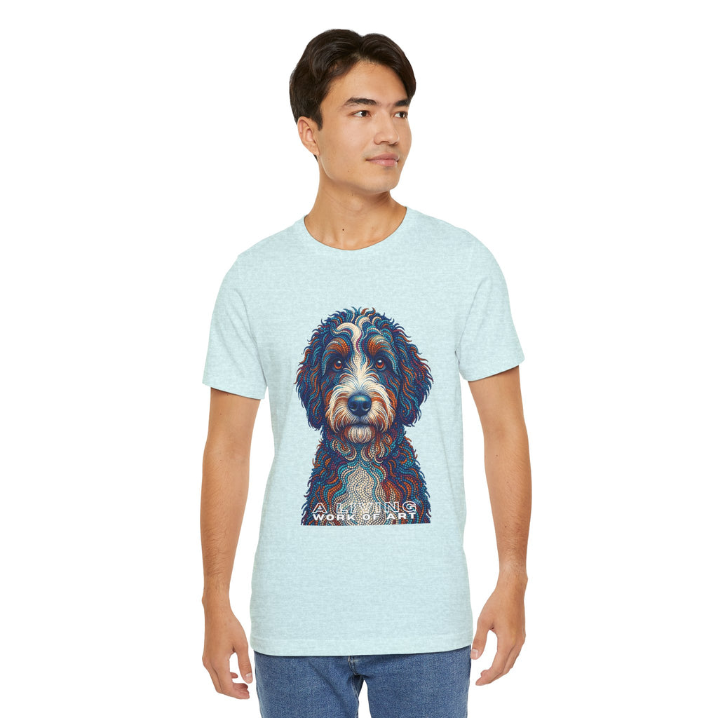 Berenedoodle T Shirt | Living Work of Art Collection | Pointillism Style