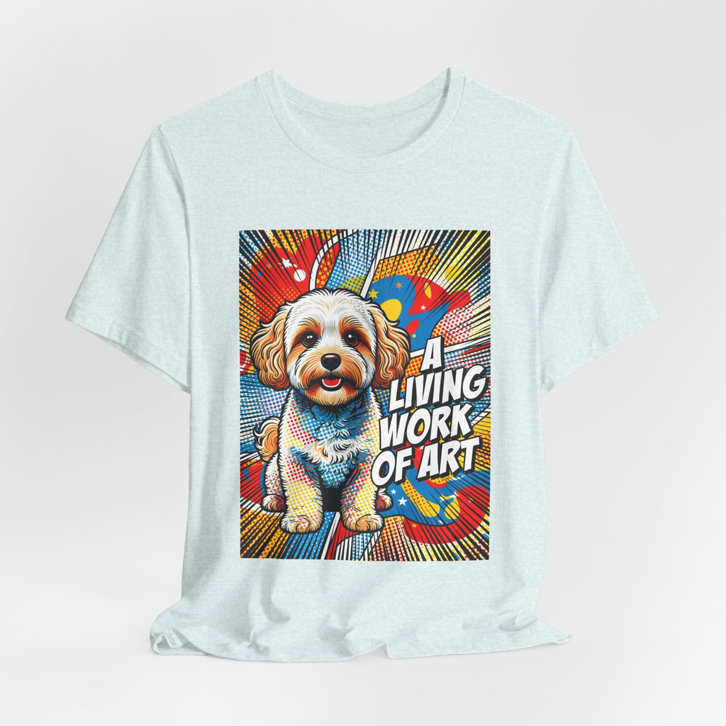 Maltipoo T Shirt | Living Work of Art Collection | Pop Art