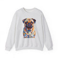 Pug Sweatshirt | Living Work of Art Collection | Pointillism Style