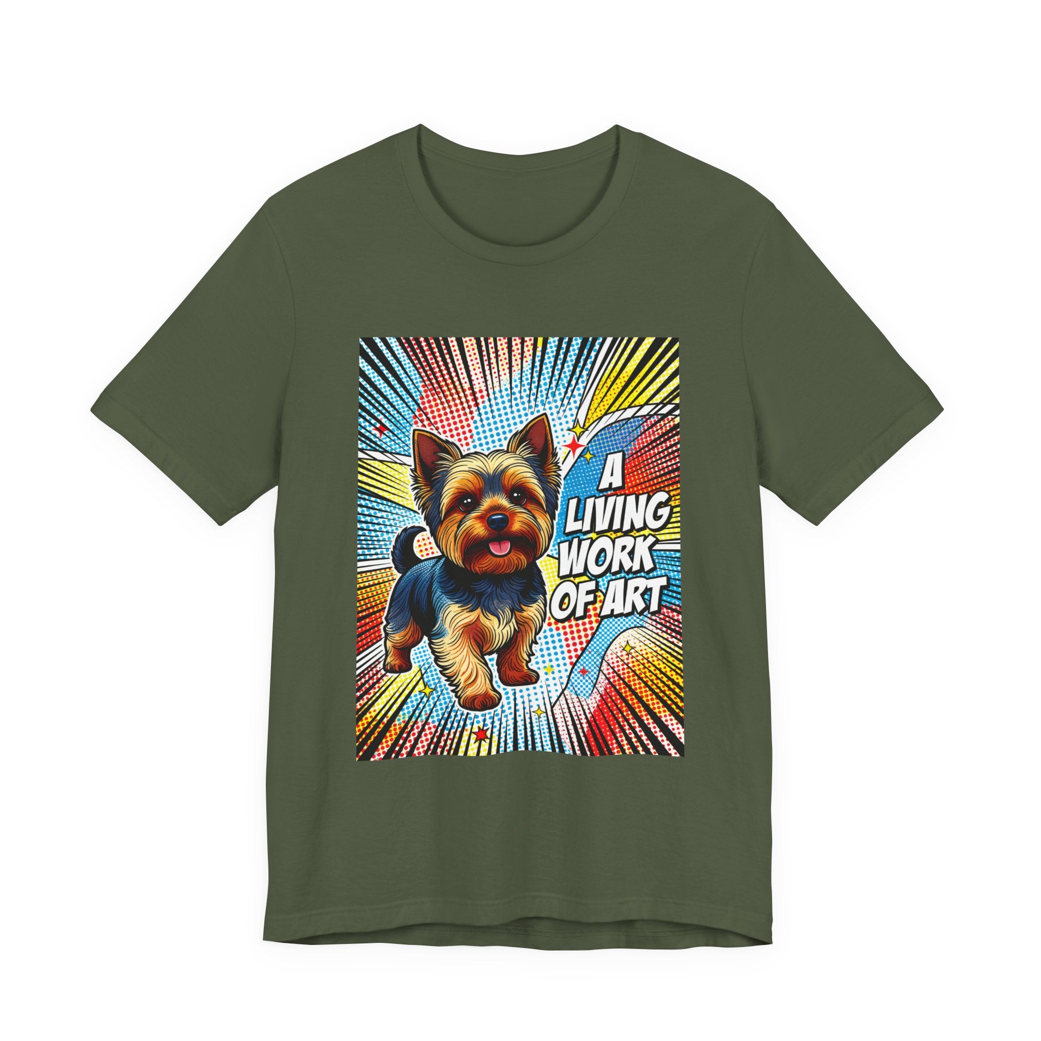 Yorkshire Terrier T Shirt | Living Work of Art Collection | Pop Art