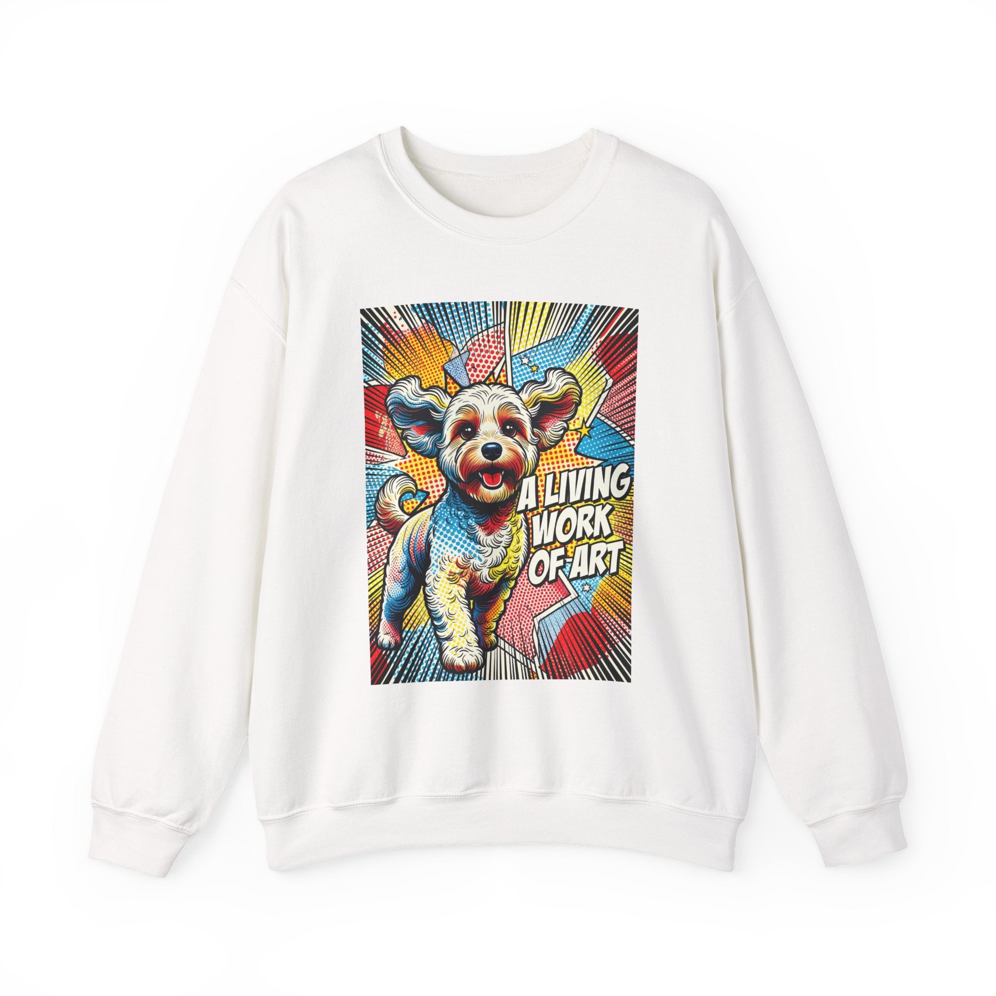 Cockapoo Sweatshirt | Living Work of Art Collection | Pop Art