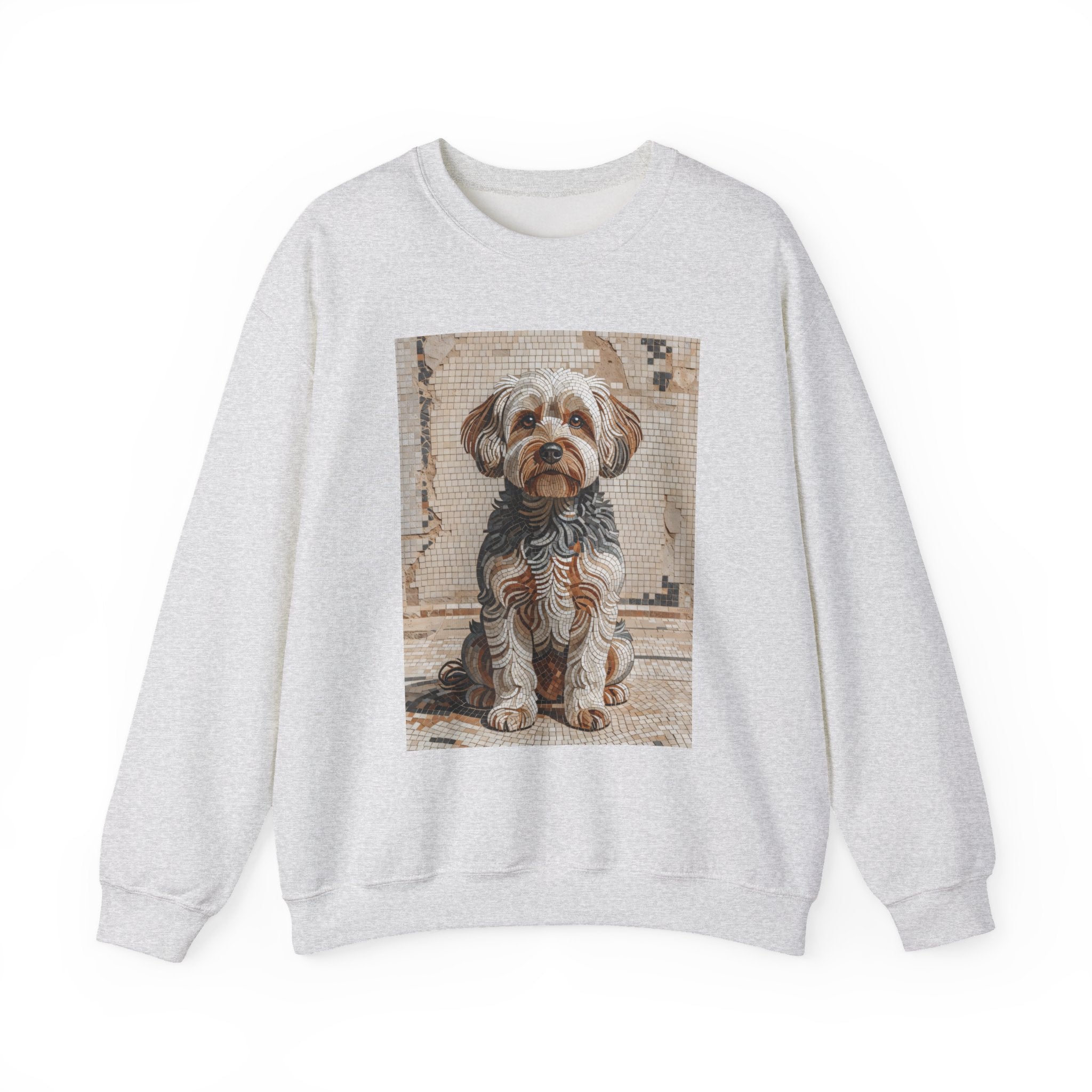 Yorkipoo Sweatshirt | Living Work of Art Collection | Mosaic Style