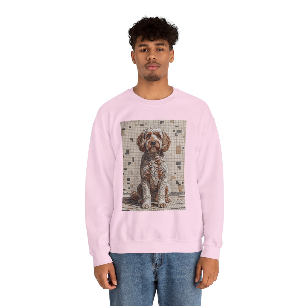Schnoodle Sweatshirt | Living Work of Art Collection | Mosaic Style