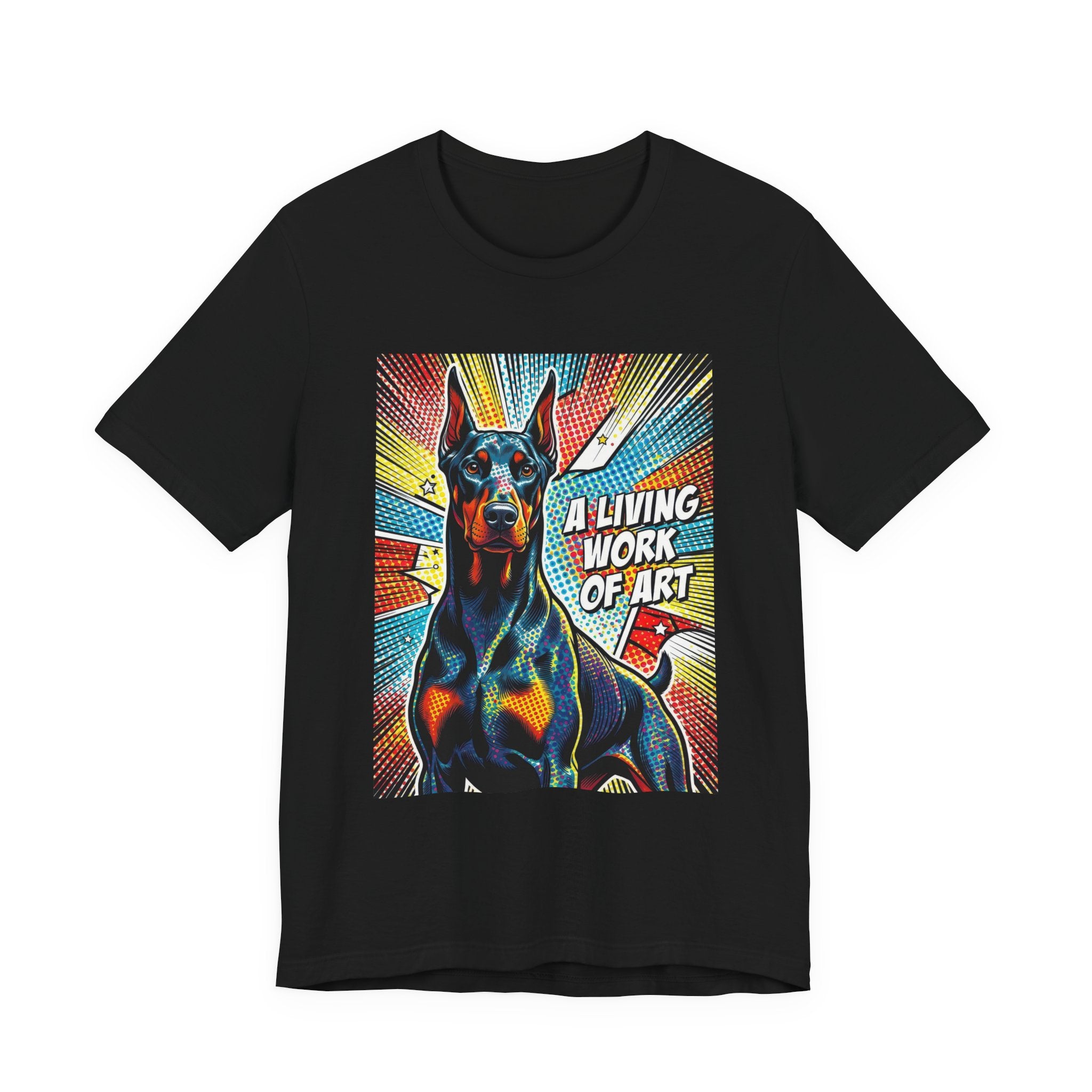 Doberman Pinscher T Shirt | Living Work of Art Collection | Pop Art