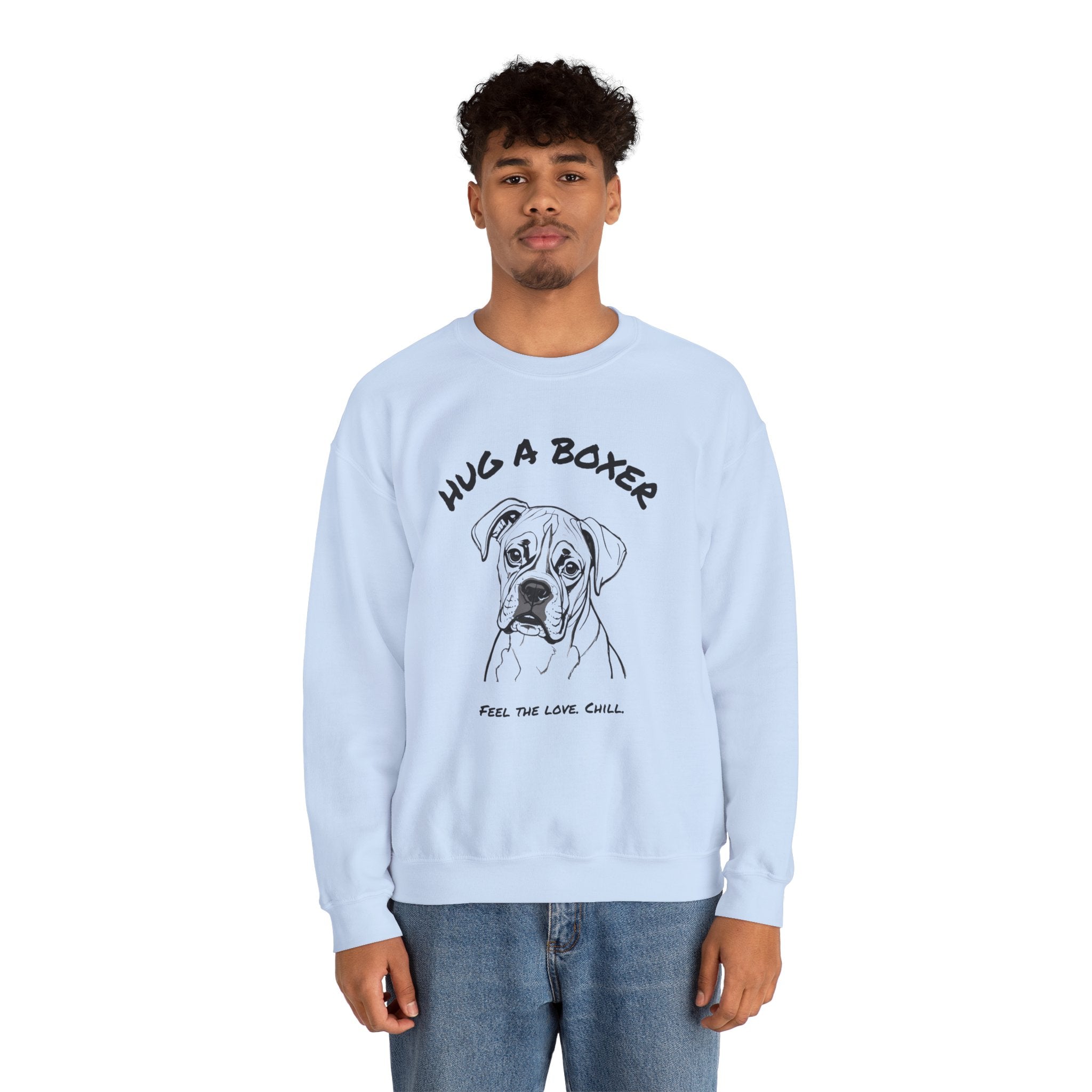 Boxer Sweatshirt | Hug A Boxer