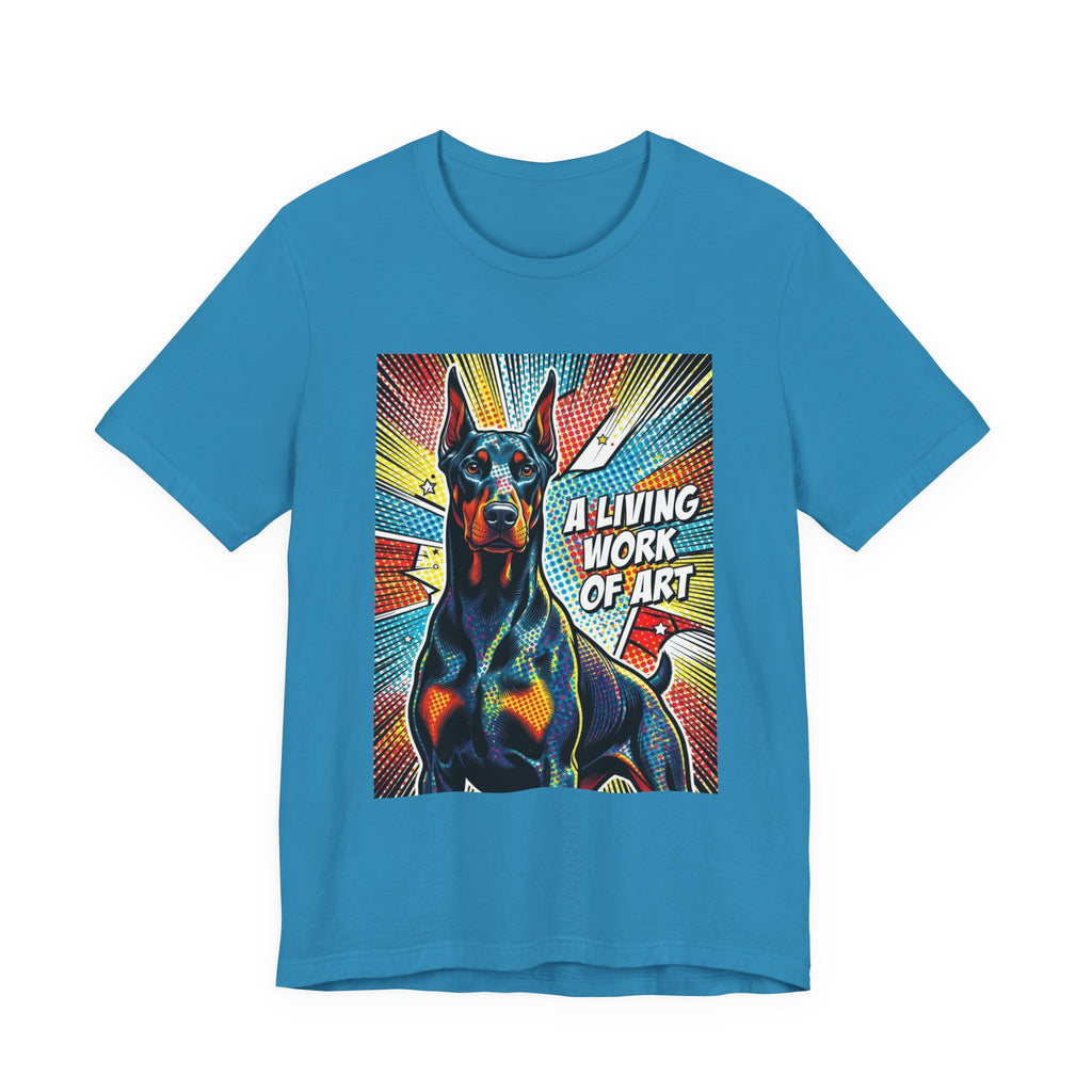 Doberman Pinscher T Shirt | Living Work of Art Collection | Pop Art